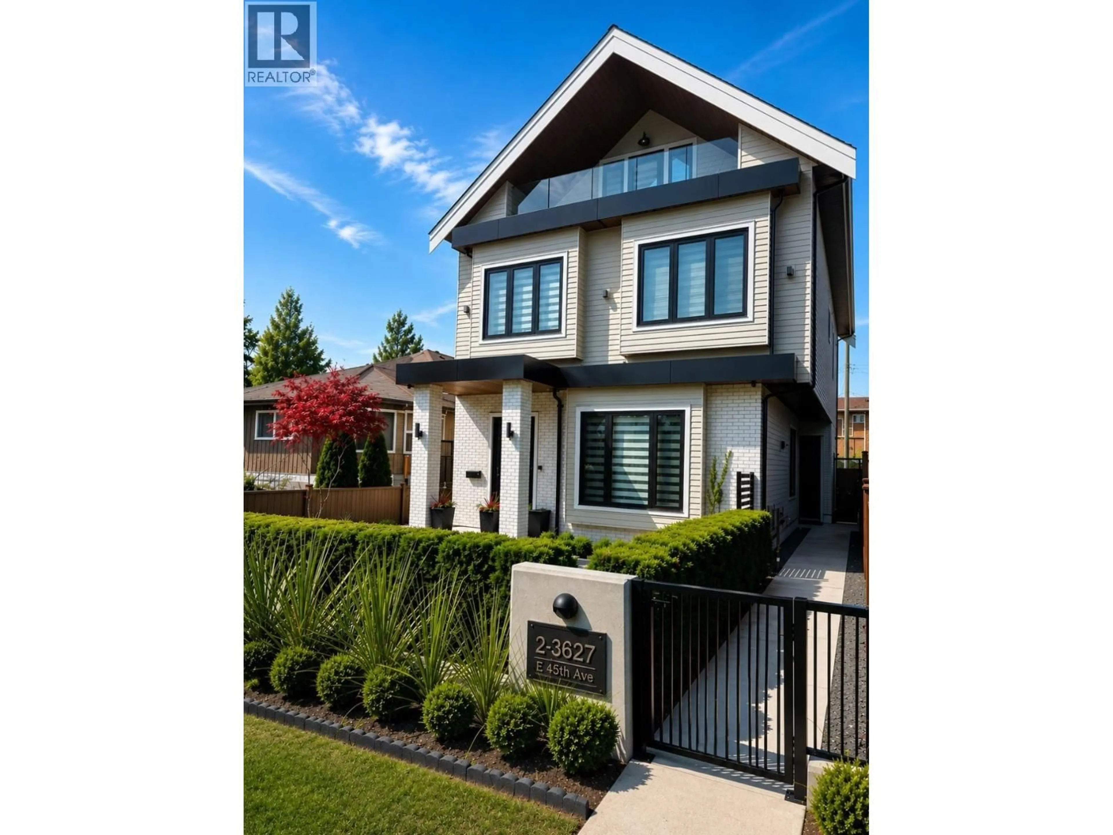 Home with brick exterior material, street for 2 - 3627 45TH AVENUE, Vancouver British Columbia V5R3G6