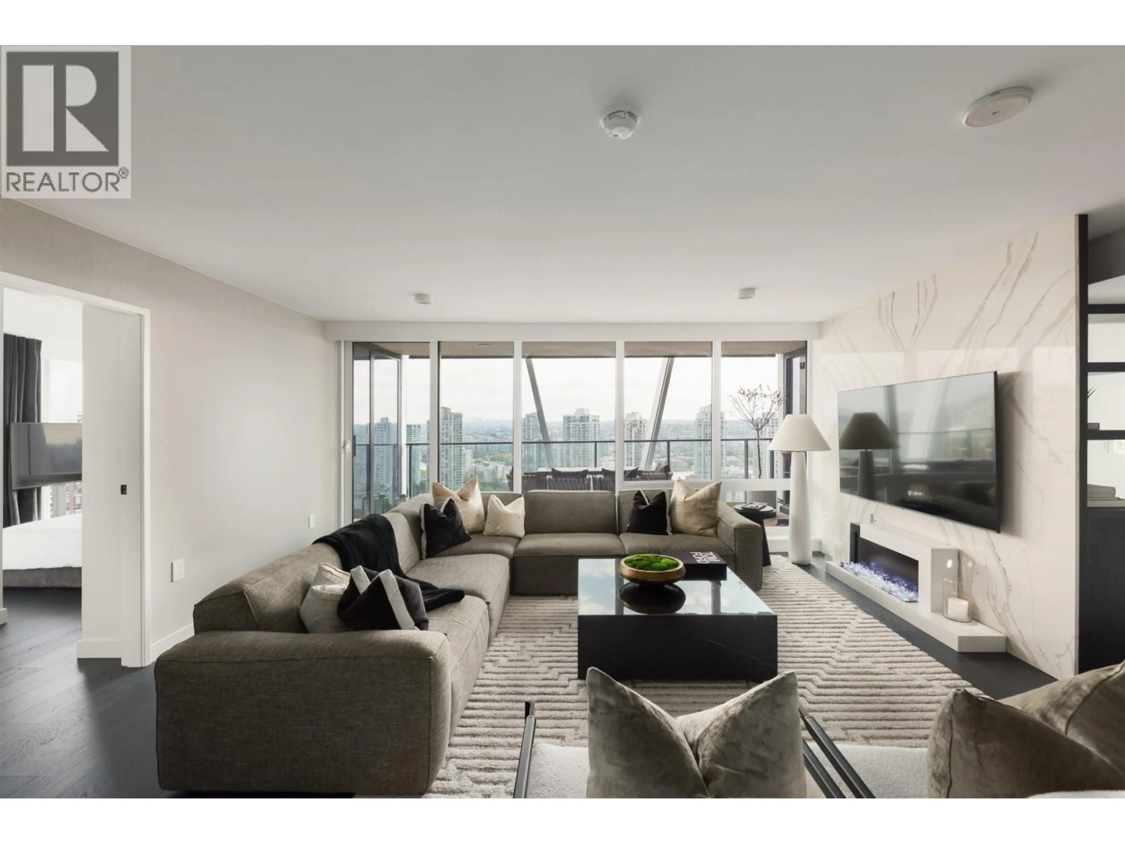 Living room with furniture, unknown for 2504 - 1111 RICHARDS STREET, Vancouver British Columbia V6B0S3