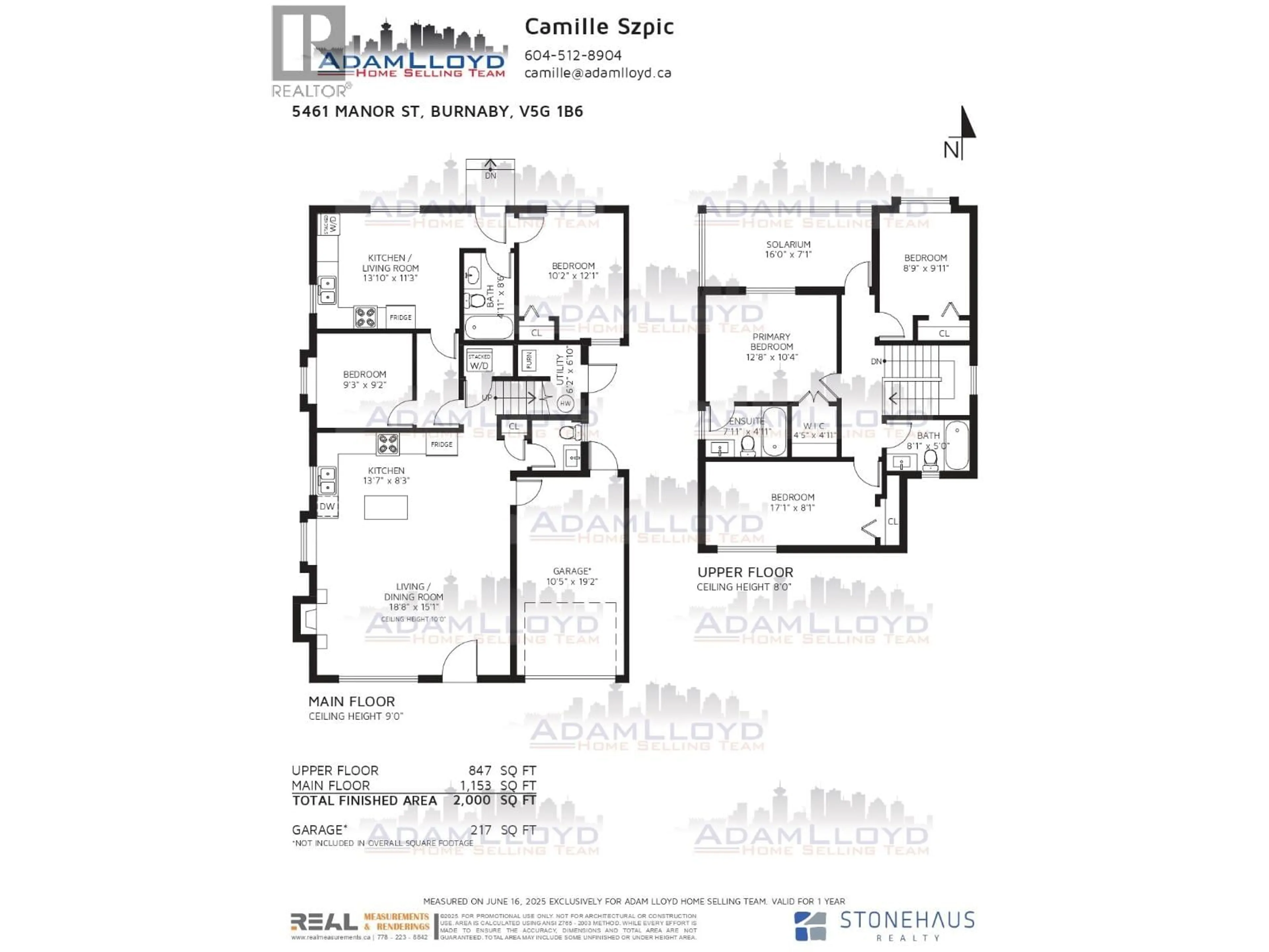 Floor plan for 5461 MANOR STREET, Burnaby British Columbia V5G1B6