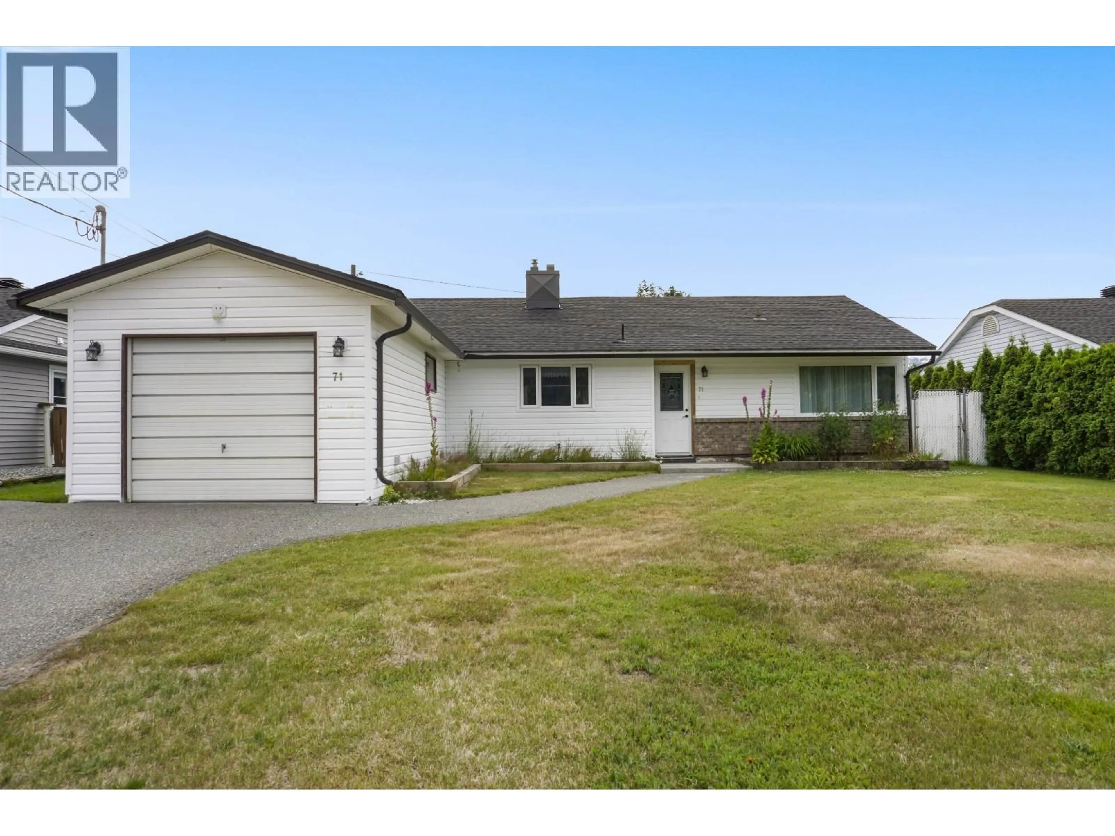 A pic from outside/outdoor area/front of a property/back of a property/a pic from drone, street for 71 CHILKO STREET, Kitimat British Columbia V8C1Y6