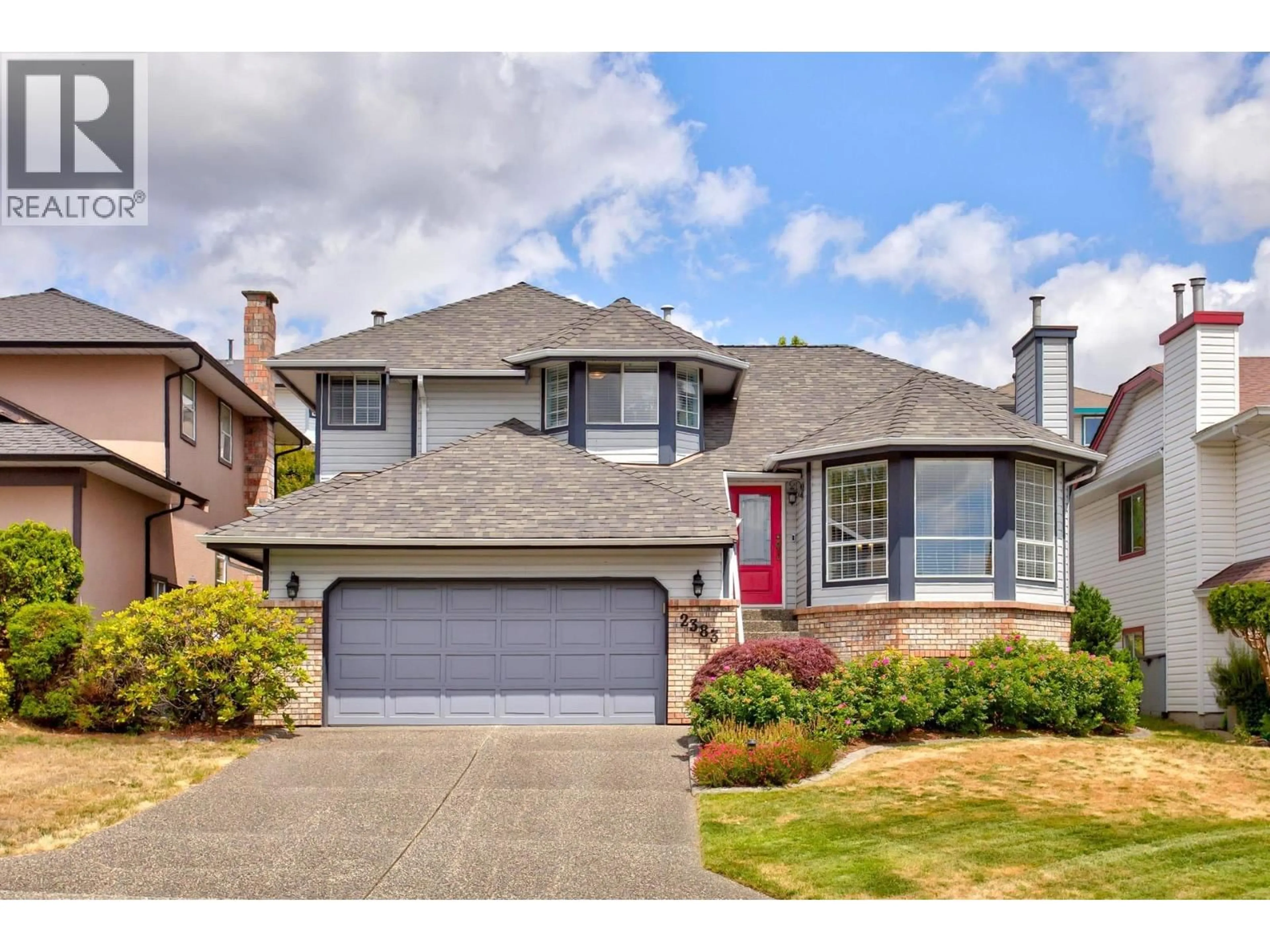 Home with vinyl exterior material, street for 2383 COLONIAL DRIVE, Port Coquitlam British Columbia V3C5J6
