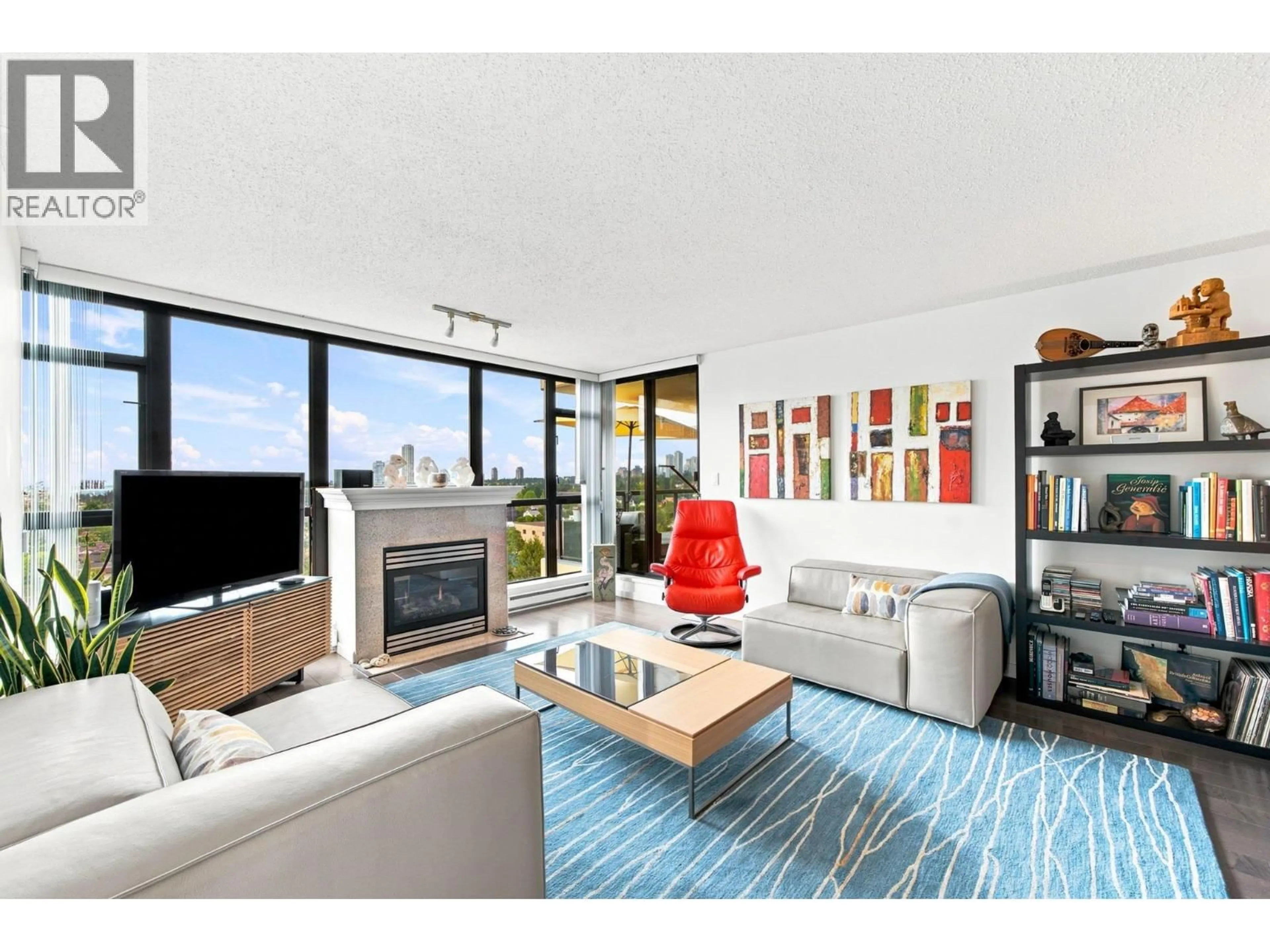 Living room with furniture, unknown for 1205 - 615 HAMILTON STREET, New Westminster British Columbia V3M7A7