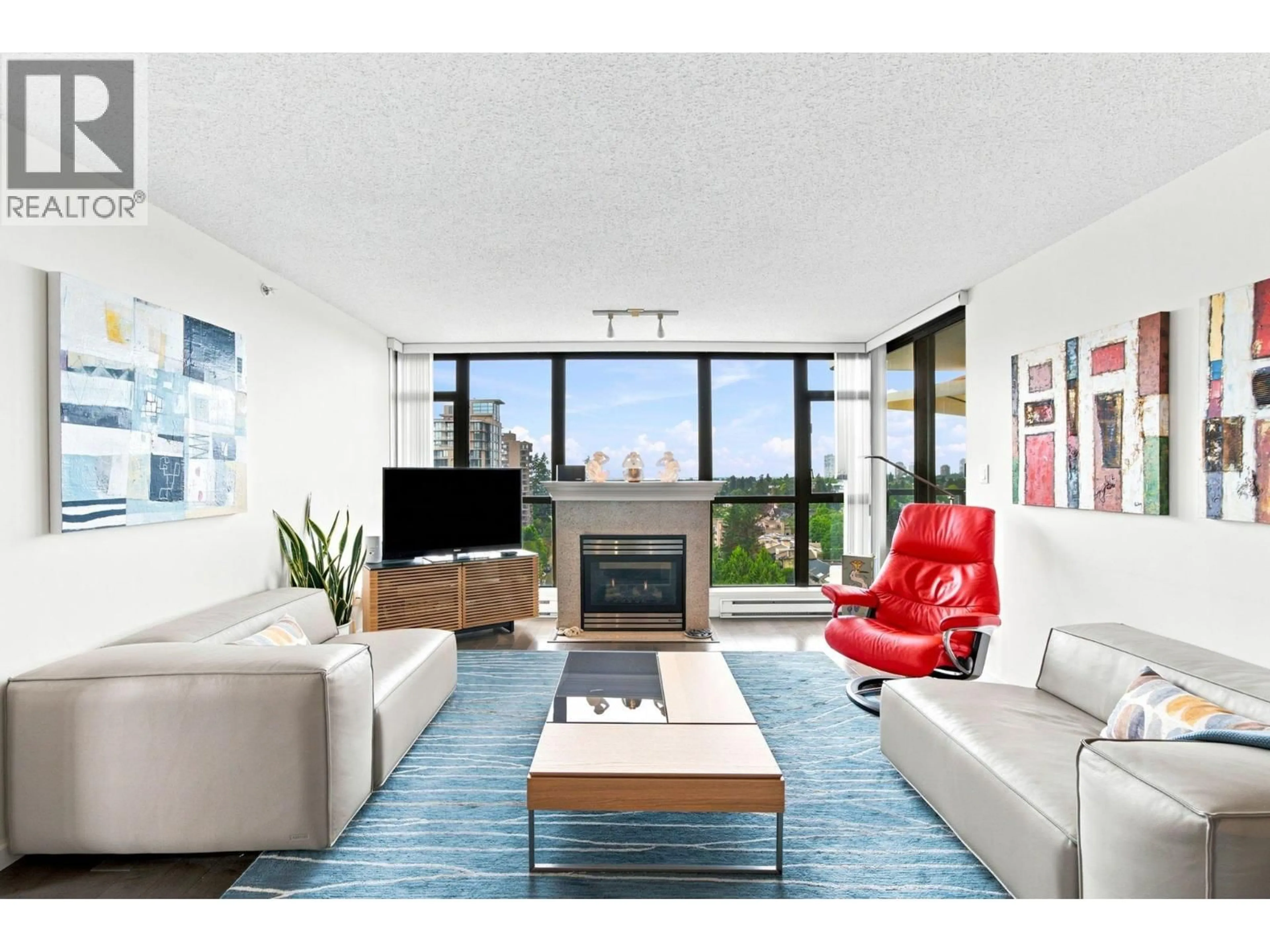Living room with furniture, unknown for 1205 - 615 HAMILTON STREET, New Westminster British Columbia V3M7A7