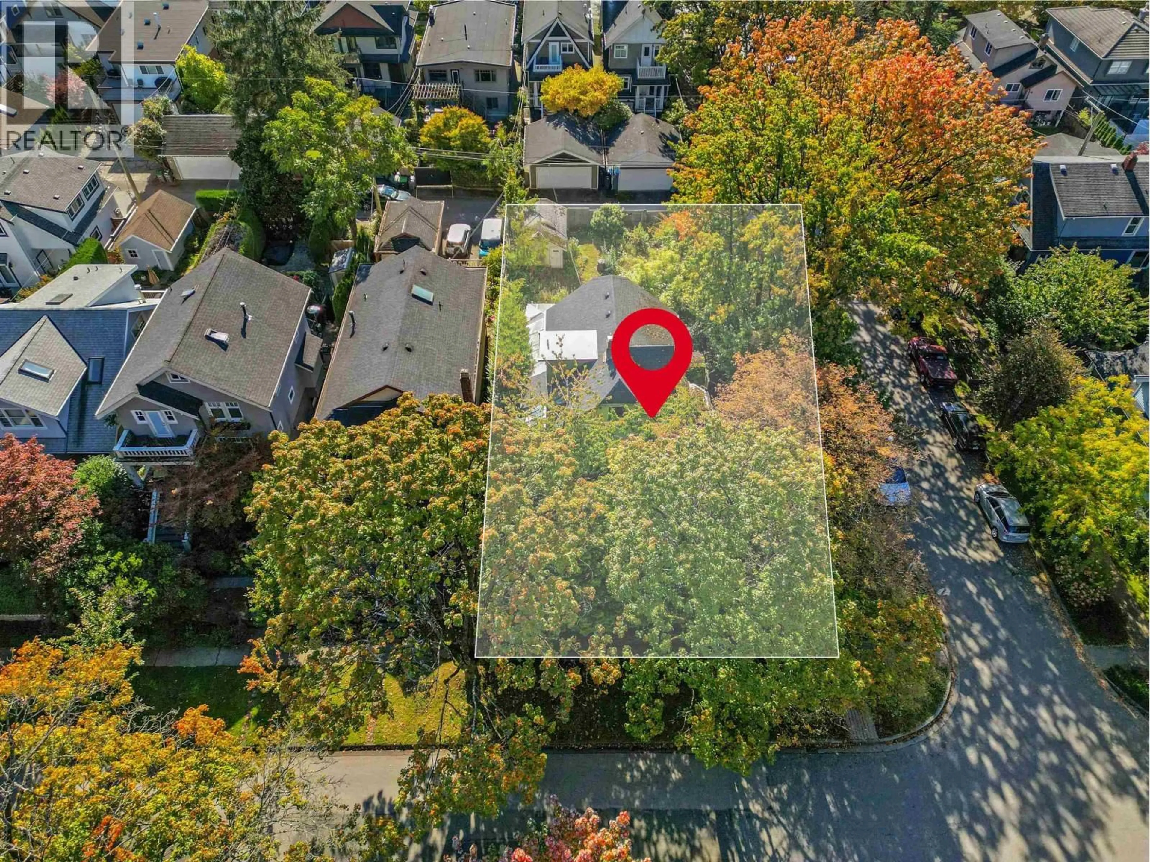 A pic from outside/outdoor area/front of a property/back of a property/a pic from drone, street for 3500 ASH STREET, Vancouver British Columbia V5Z3E7