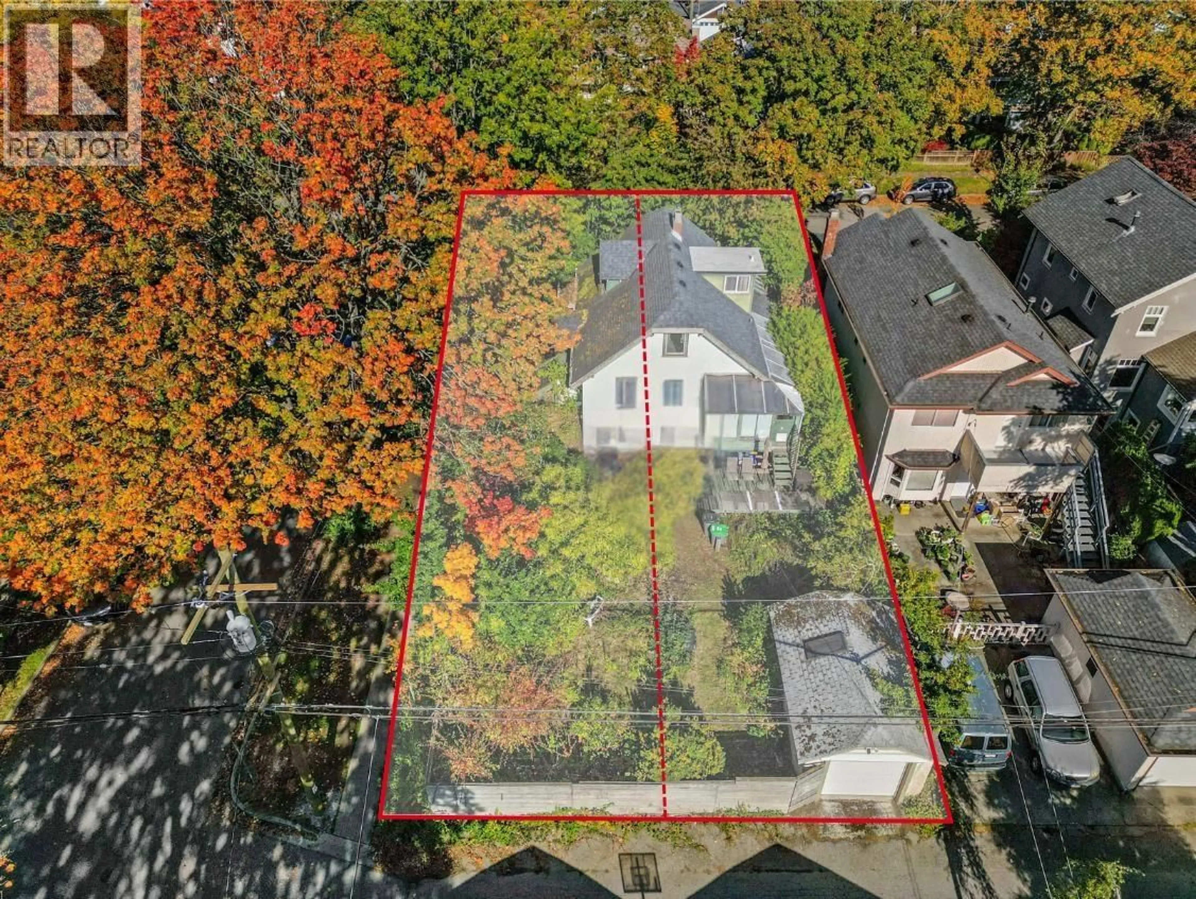 A pic from outside/outdoor area/front of a property/back of a property/a pic from drone, city buildings view from balcony for 3500 ASH STREET, Vancouver British Columbia V5Z3E7