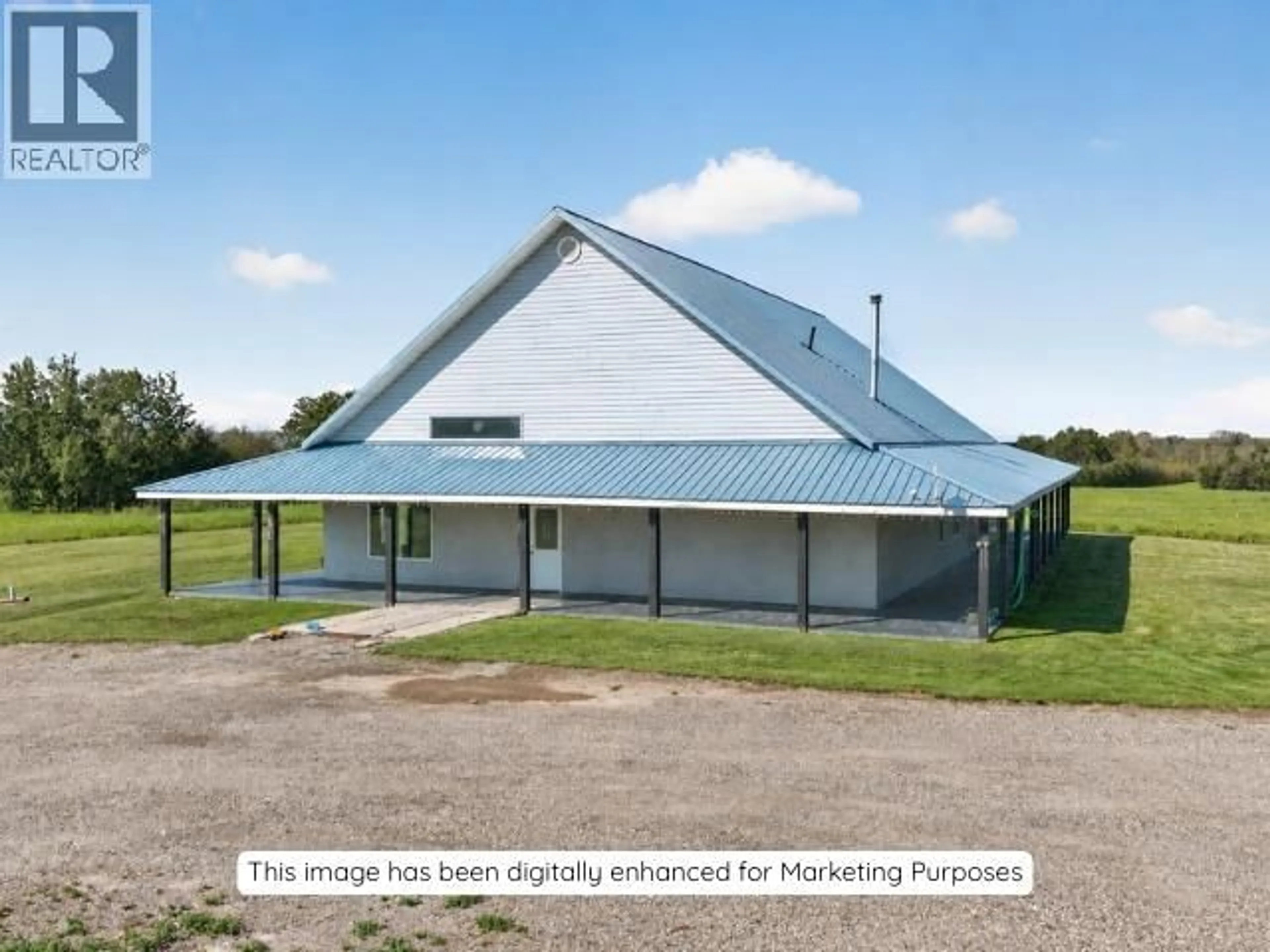 A pic from outside/outdoor area/front of a property/back of a property/a pic from drone, building for 6838 BARRETTE ROAD, Fort St. John British Columbia V1J8B4
