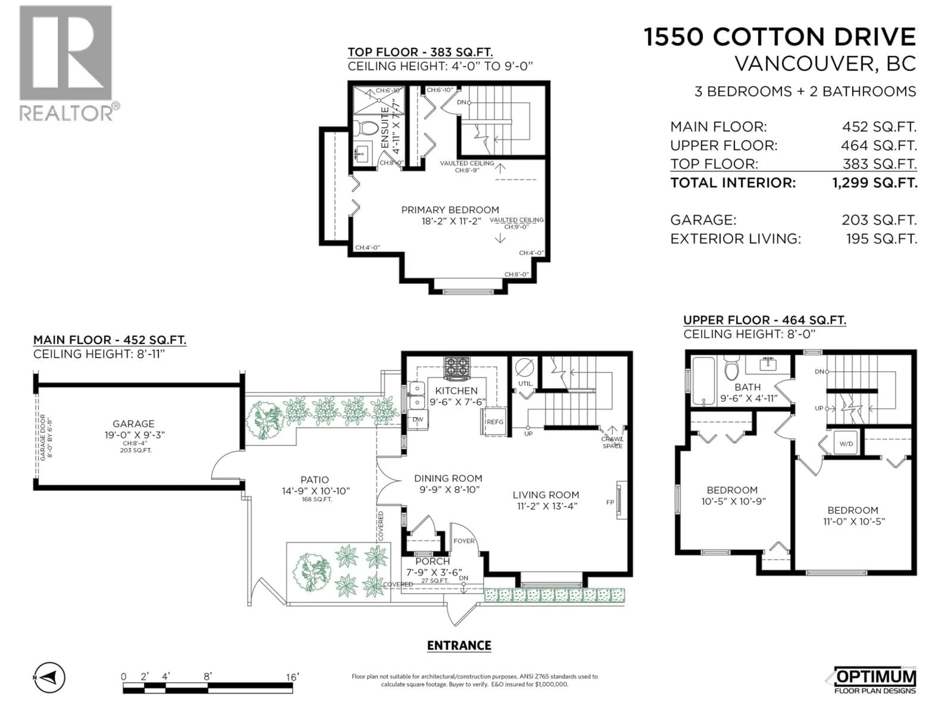 Floor plan for 1550 COTTON DRIVE, Vancouver British Columbia V5L3V2