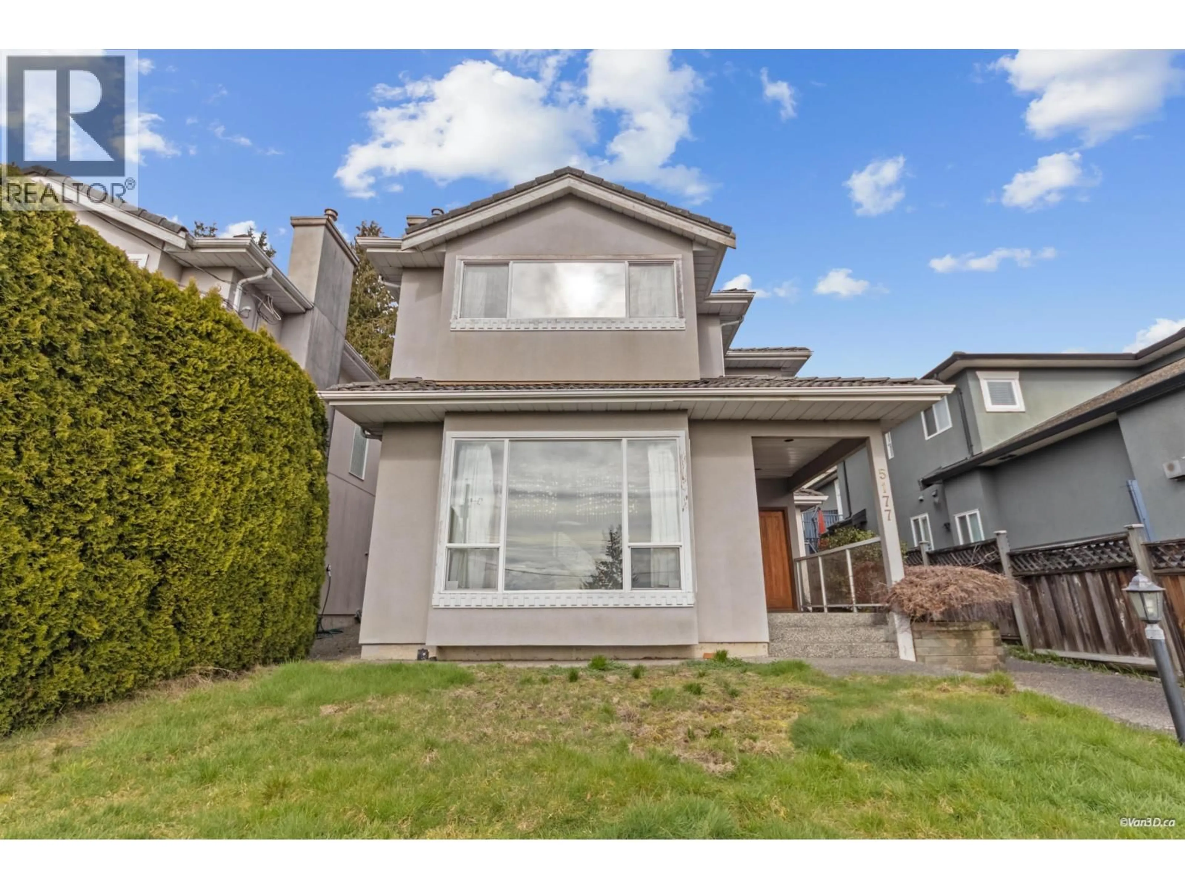 Home with vinyl exterior material, street for 5177 CARSON STREET, Burnaby British Columbia V5J2Z1