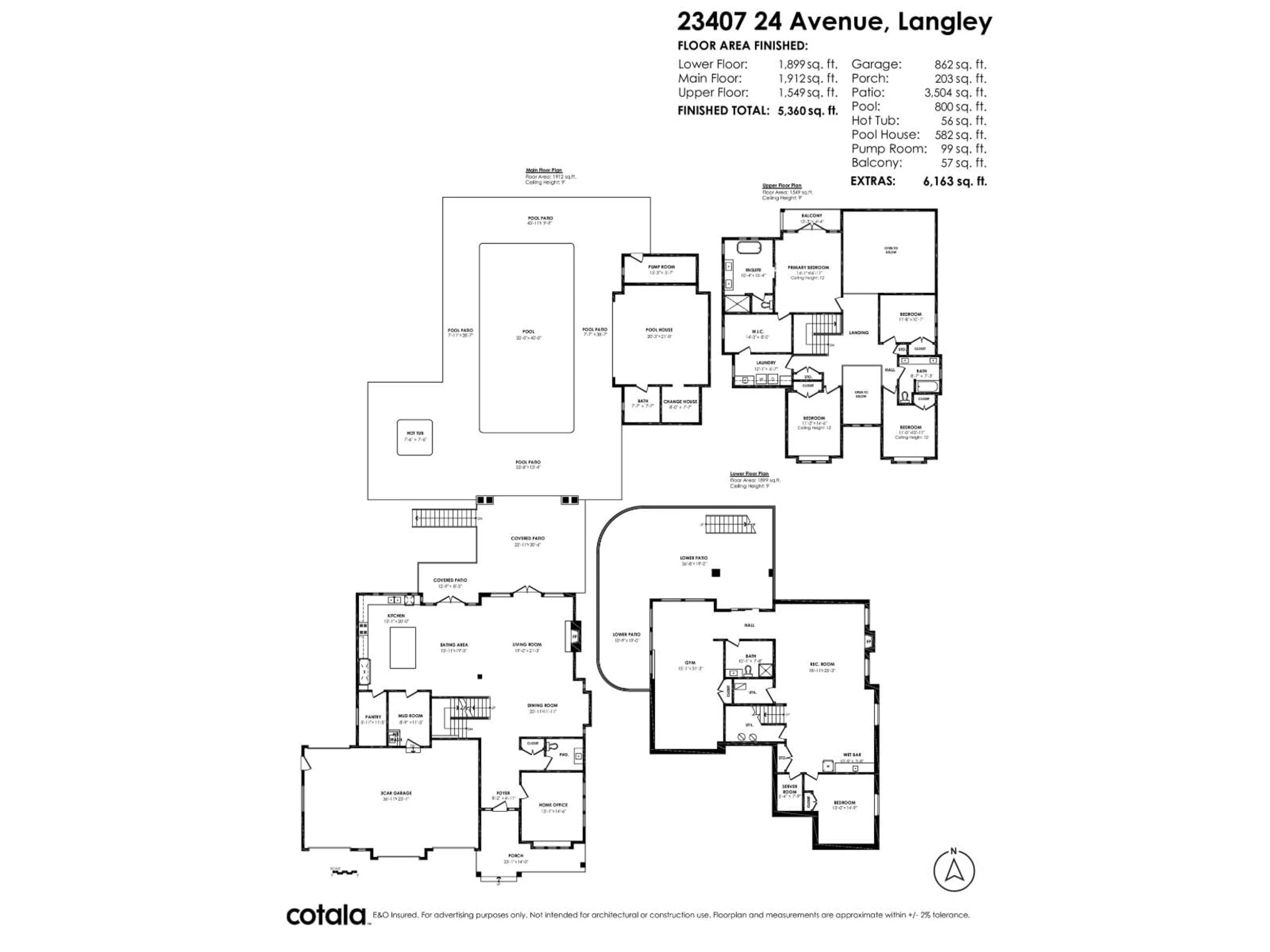 Floor plan for 23407 24 AVENUE, Langley British Columbia V2Z3A2