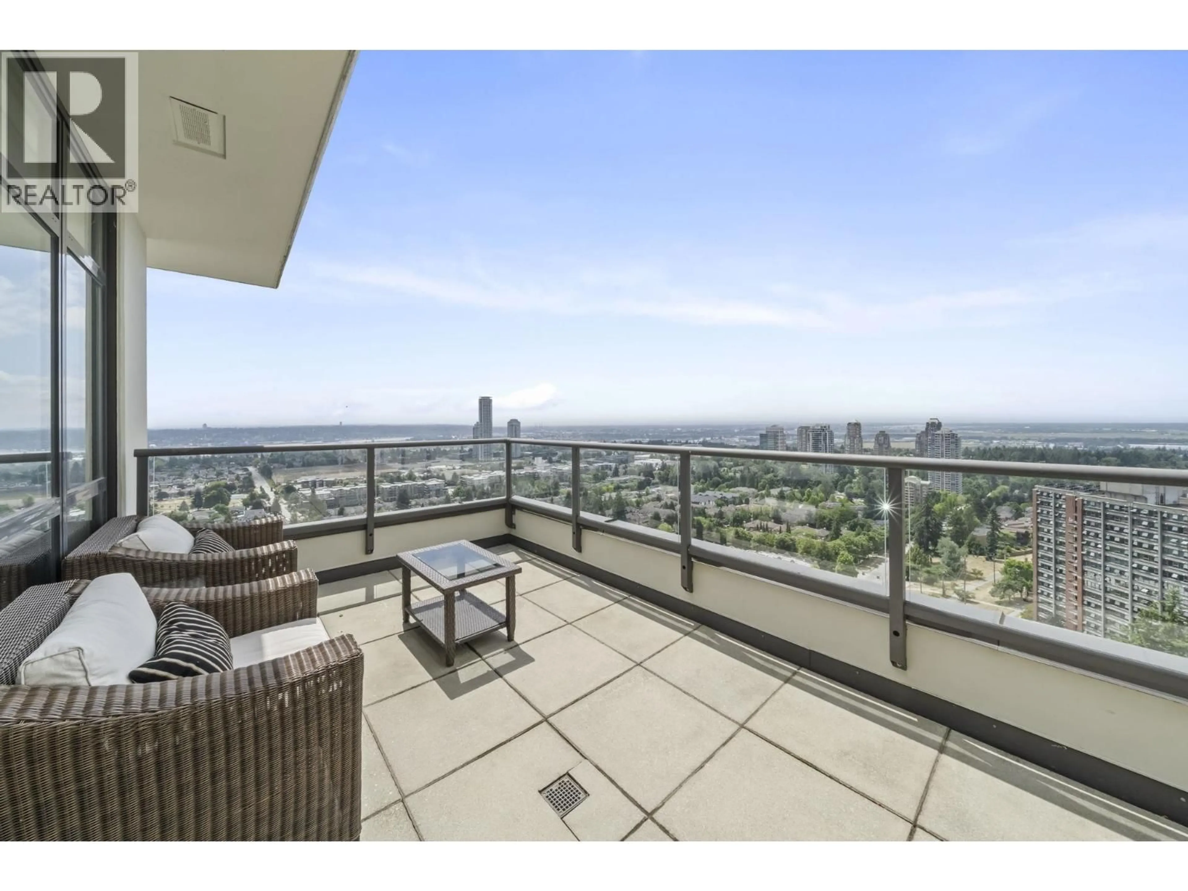 Patio, water/lake/river/ocean view for PH2 - 7328 ARCOLA STREET, Burnaby British Columbia V5E0A7