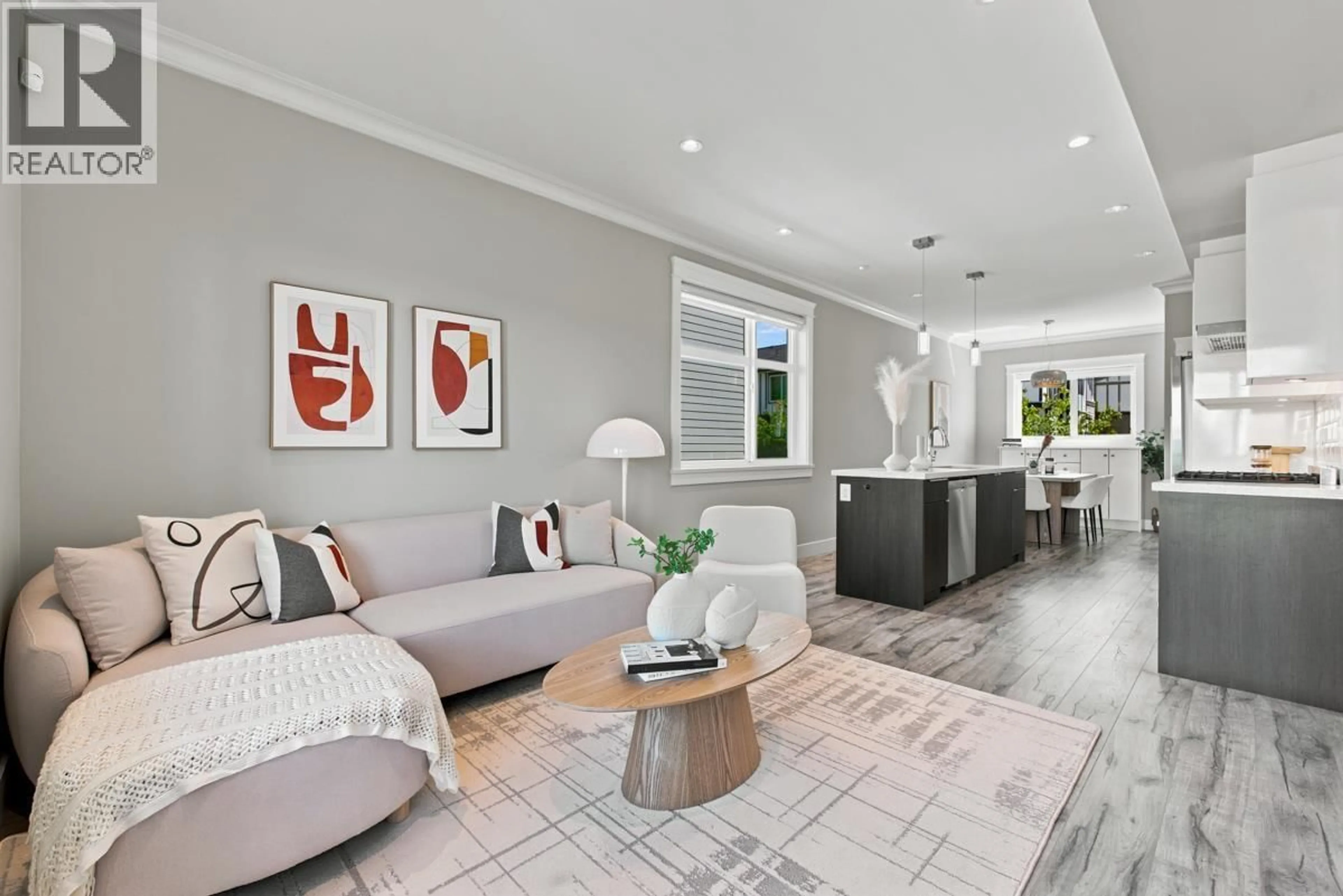 Living room with furniture, ceramic/tile floor for 15 - 9560 ALEXANDRA ROAD, Richmond British Columbia V6X1C5