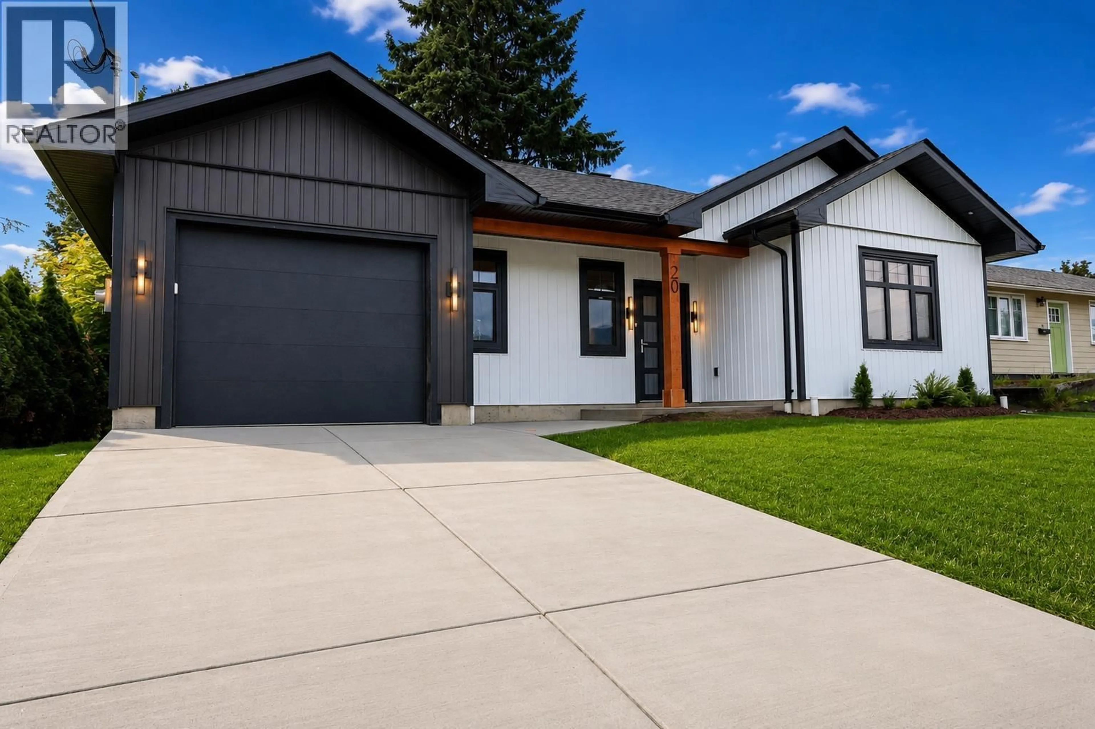 Home with vinyl exterior material, street for 20 STIKINE STREET, Kitimat British Columbia V8C1W5