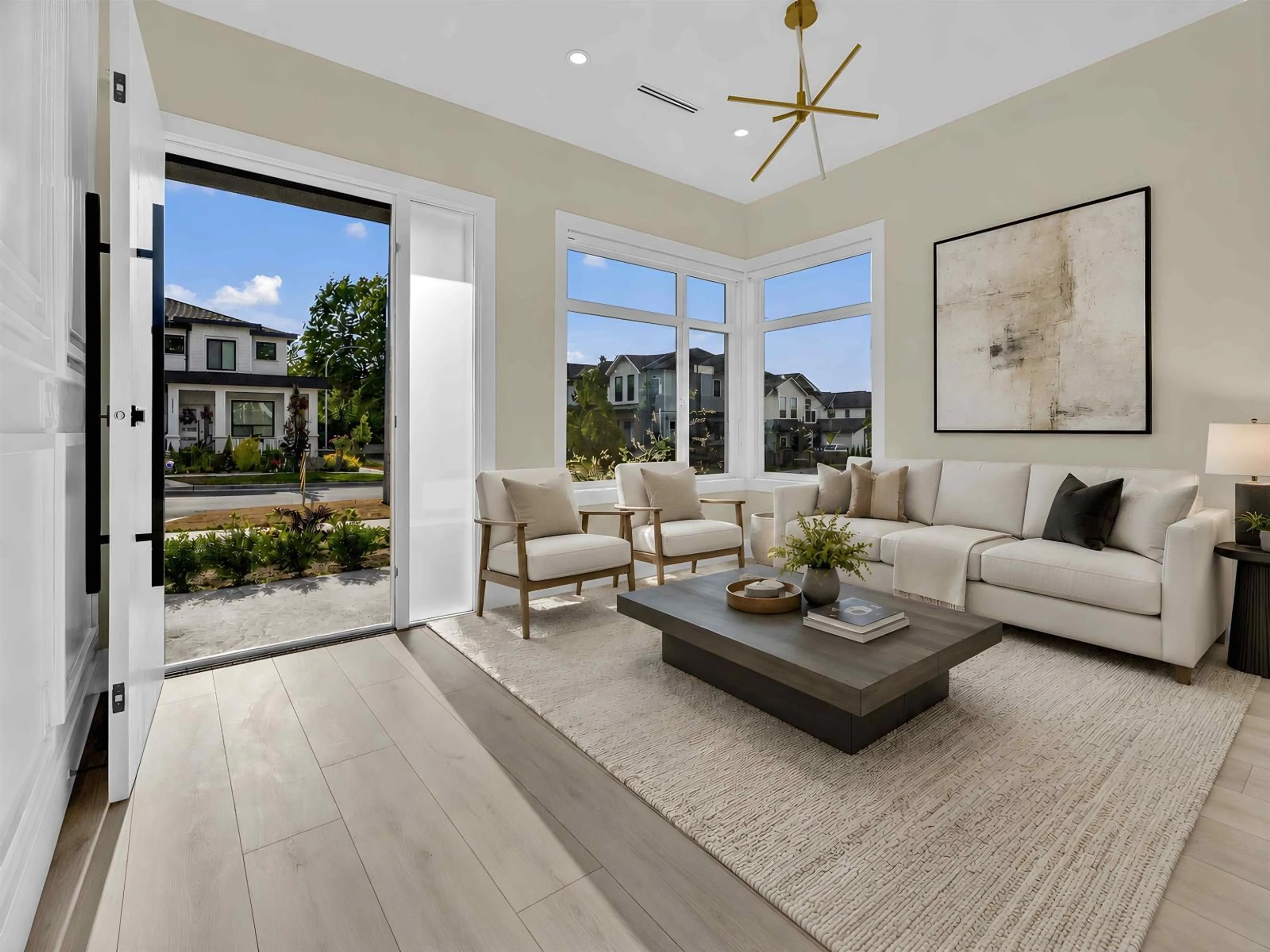 Living room with furniture, unknown for 7532 205 STREET, Langley British Columbia V2Y1V5