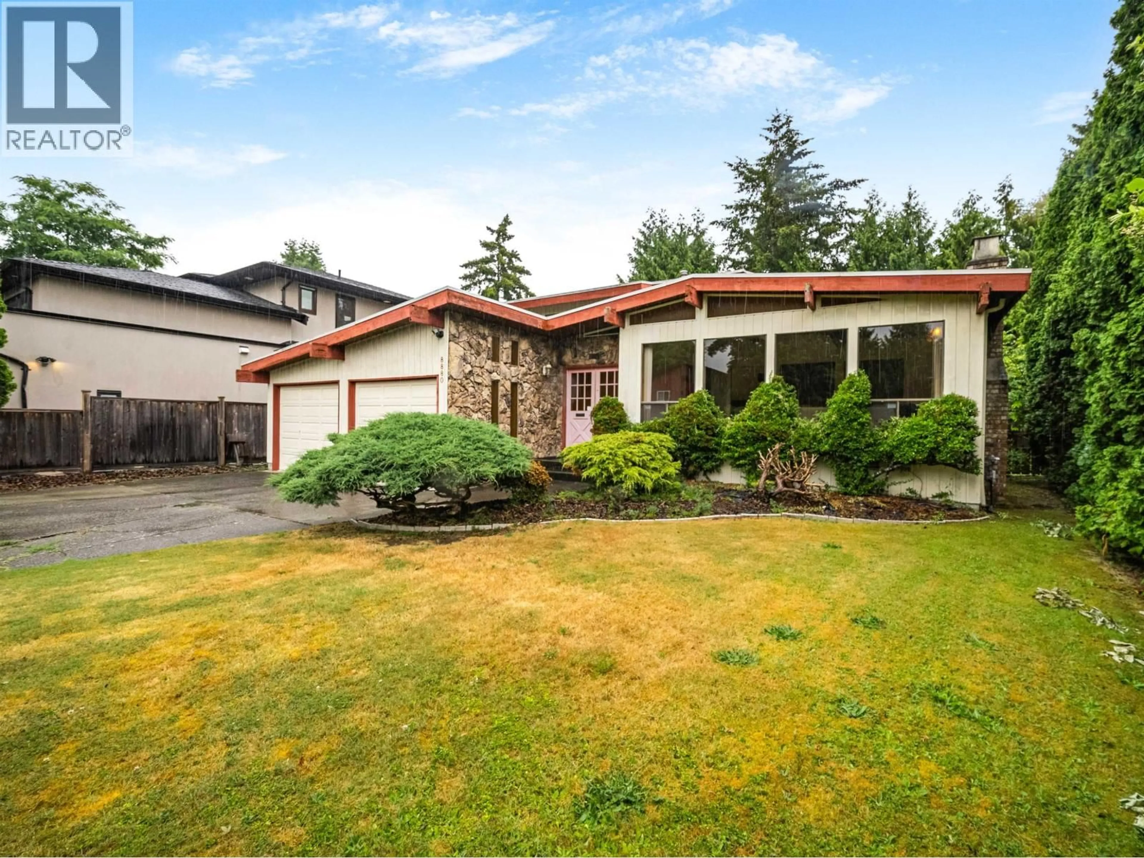 A pic from outside/outdoor area/front of a property/back of a property/a pic from drone, street for 8880 CARMICHAEL STREET, Richmond British Columbia V6Y2W4