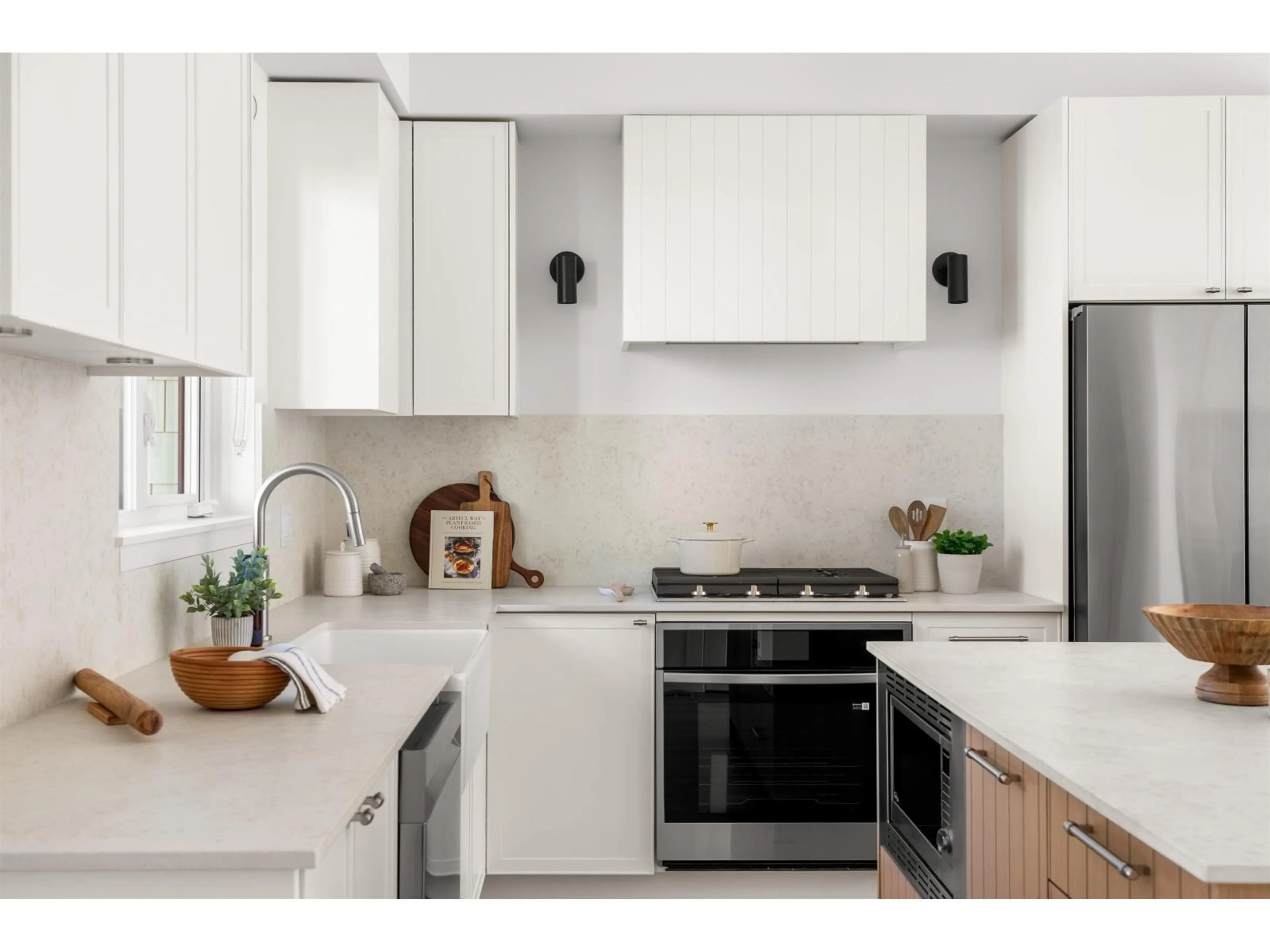 Contemporary kitchen, ceramic/tile floor for 14 - 6828 208A STREET, Langley British Columbia V2Y2R7
