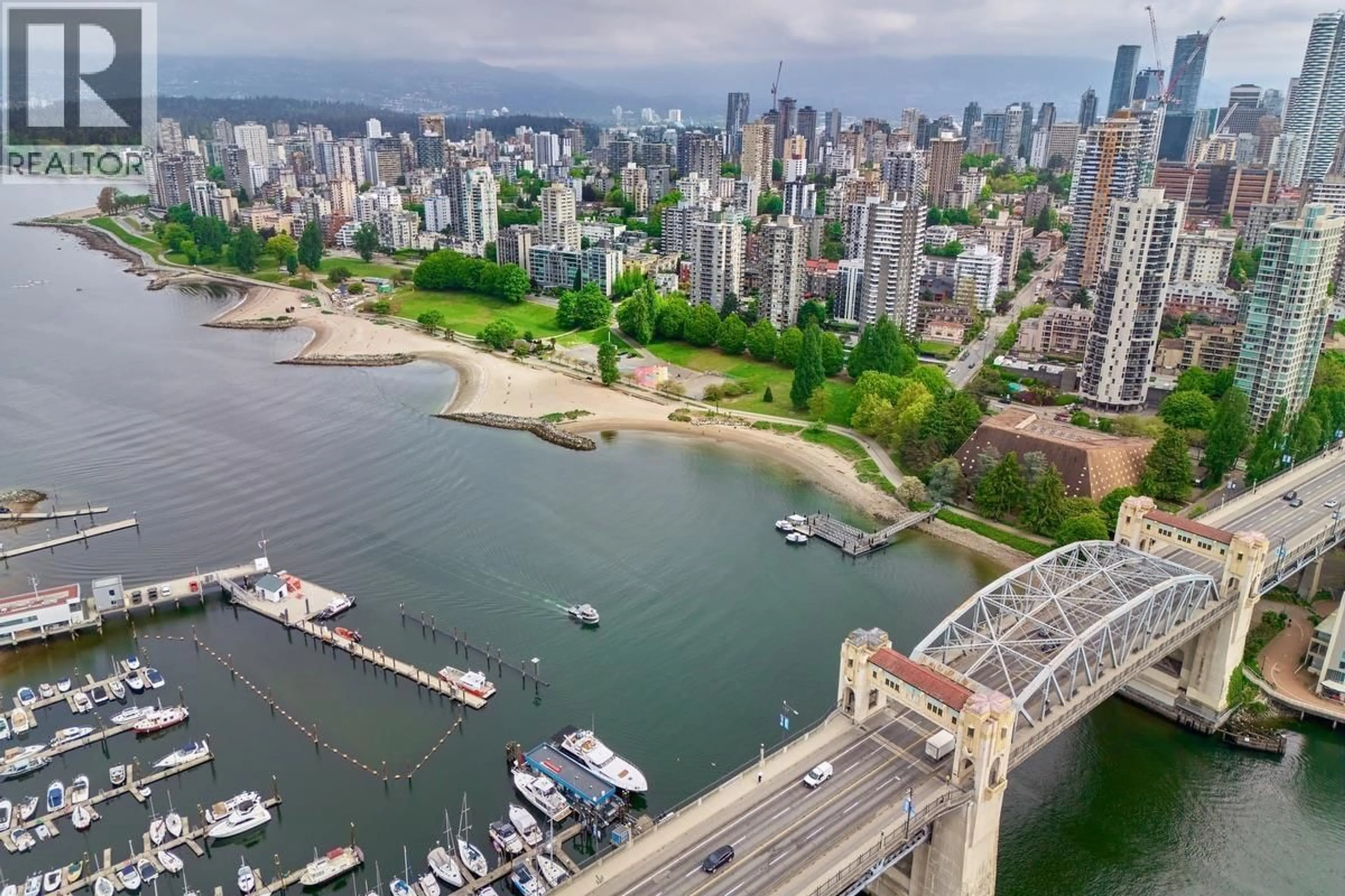 A pic from outside/outdoor area/front of a property/back of a property/a pic from drone, water/lake/river/ocean view for 307 - 1146 HARWOOD STREET, Vancouver British Columbia V6E3V1