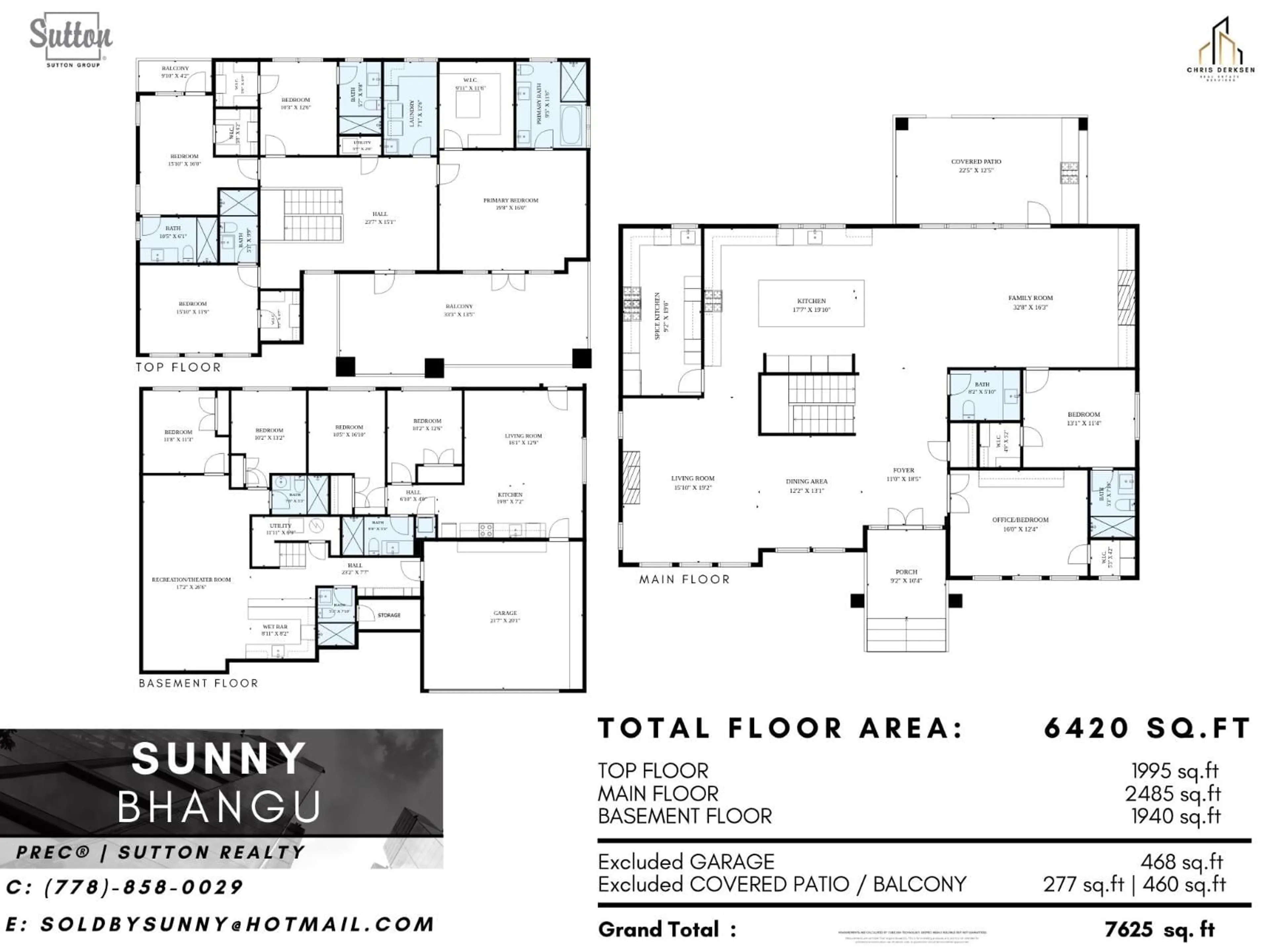 Floor plan for 9269 163 STREET, Surrey British Columbia V4N3C9