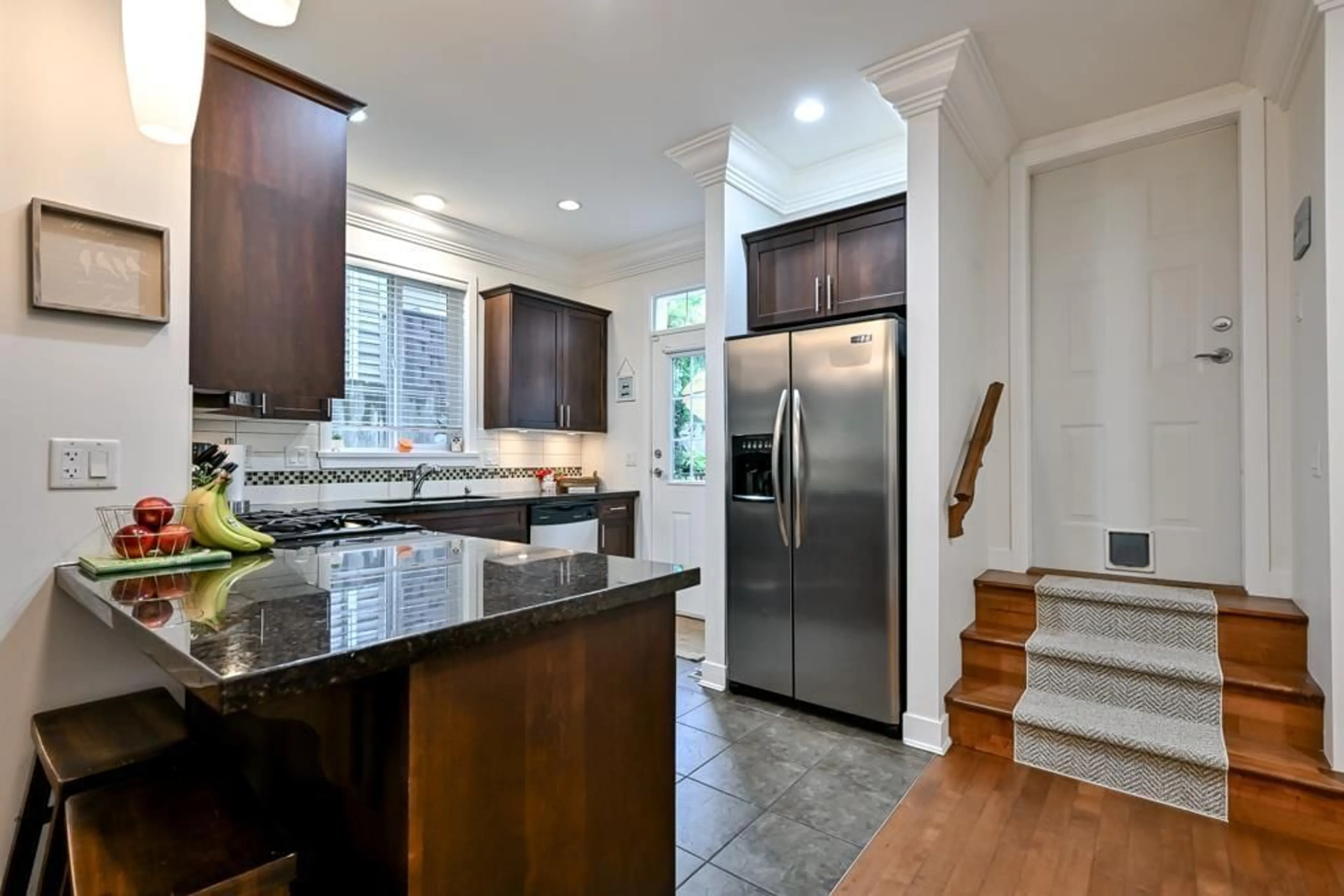 Open concept kitchen, ceramic/tile floor for 2 - 35626 MCKEE ROAD, Abbotsford British Columbia V3G2L6
