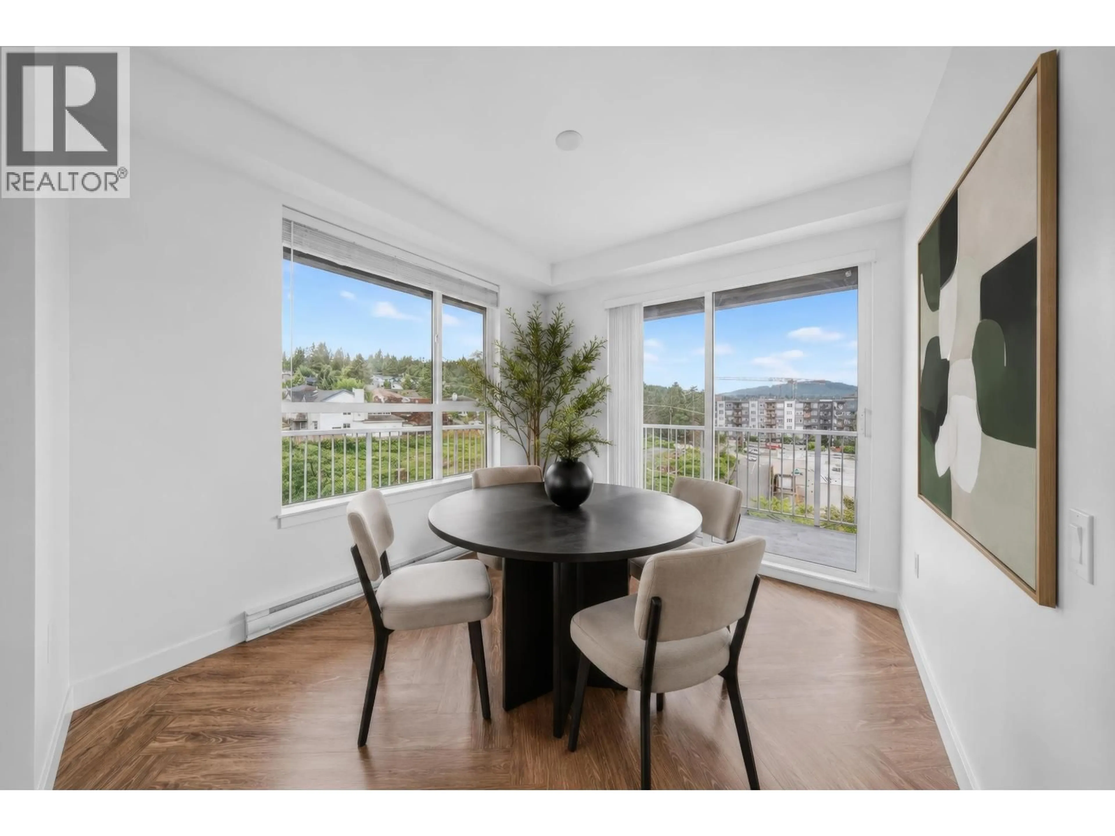 Dining room, wood/laminate floor for 506 - 3229 ST JOHNS STREET, Port Moody British Columbia V3H0M4