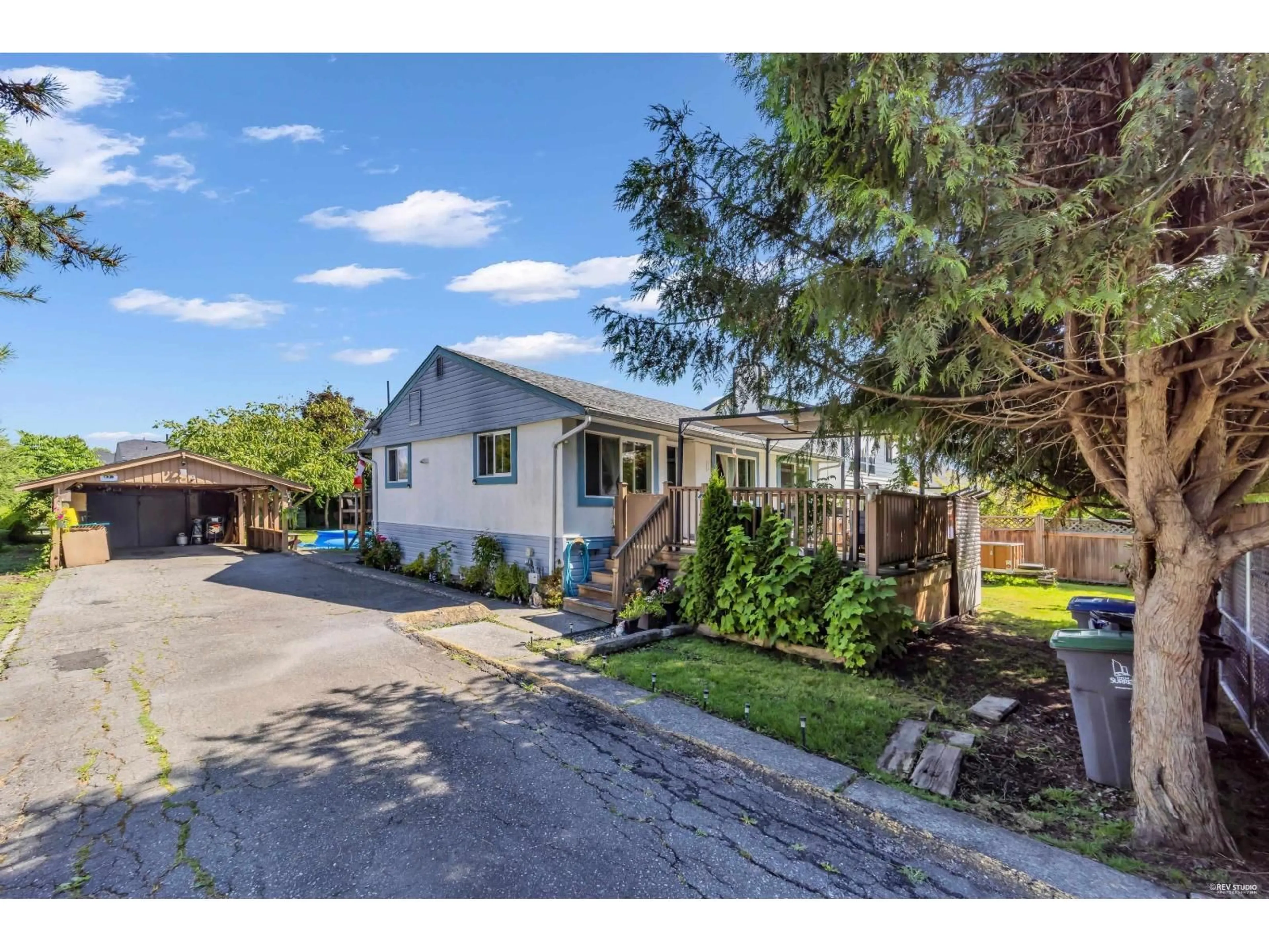 A pic from outside/outdoor area/front of a property/back of a property/a pic from drone, street for 12587 113 AVENUE, Surrey British Columbia V3V3M1