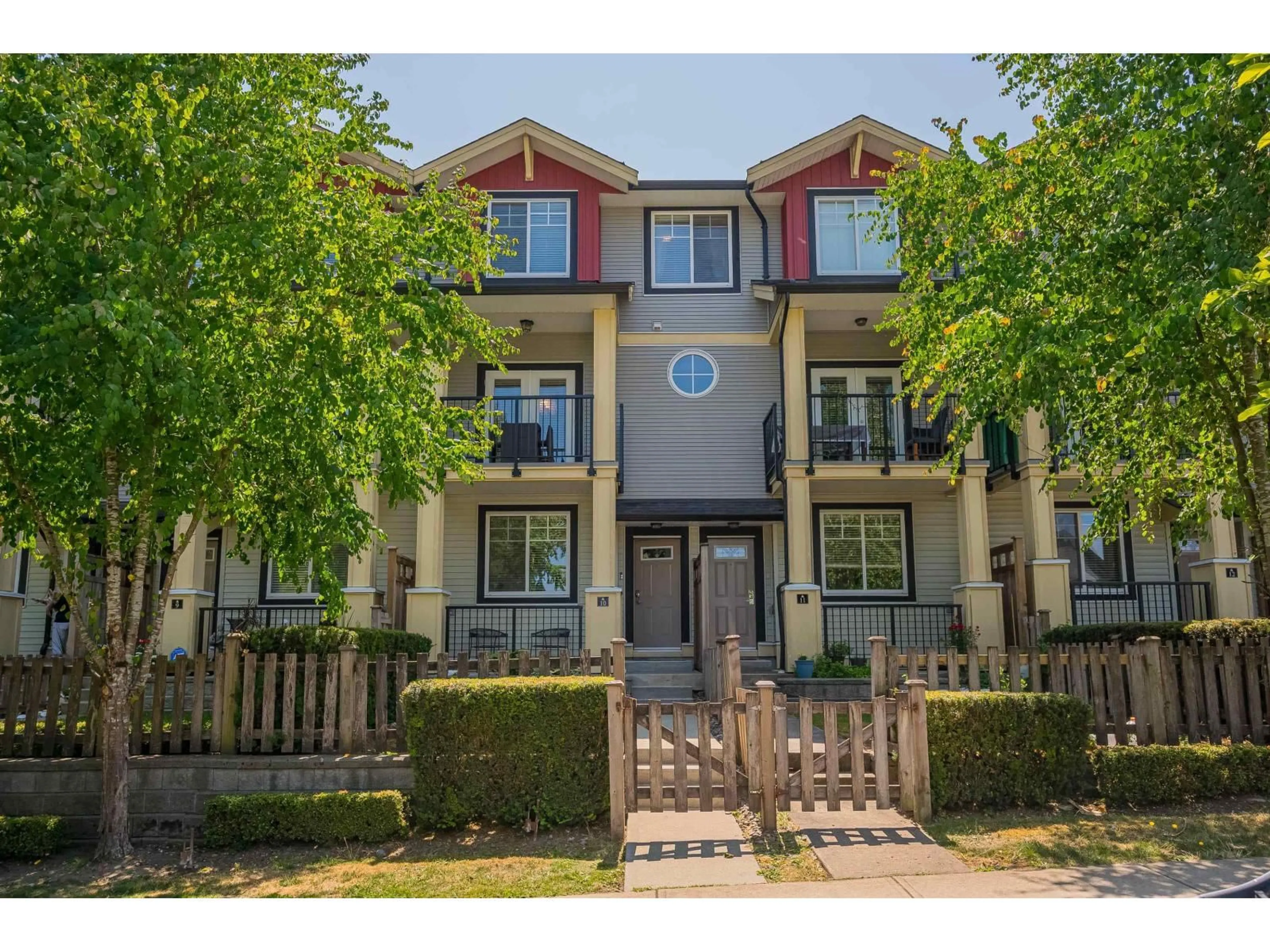 A pic from outside/outdoor area/front of a property/back of a property/a pic from drone, street for 10 - 13886 62 AVENUE, Surrey British Columbia V3X0G2