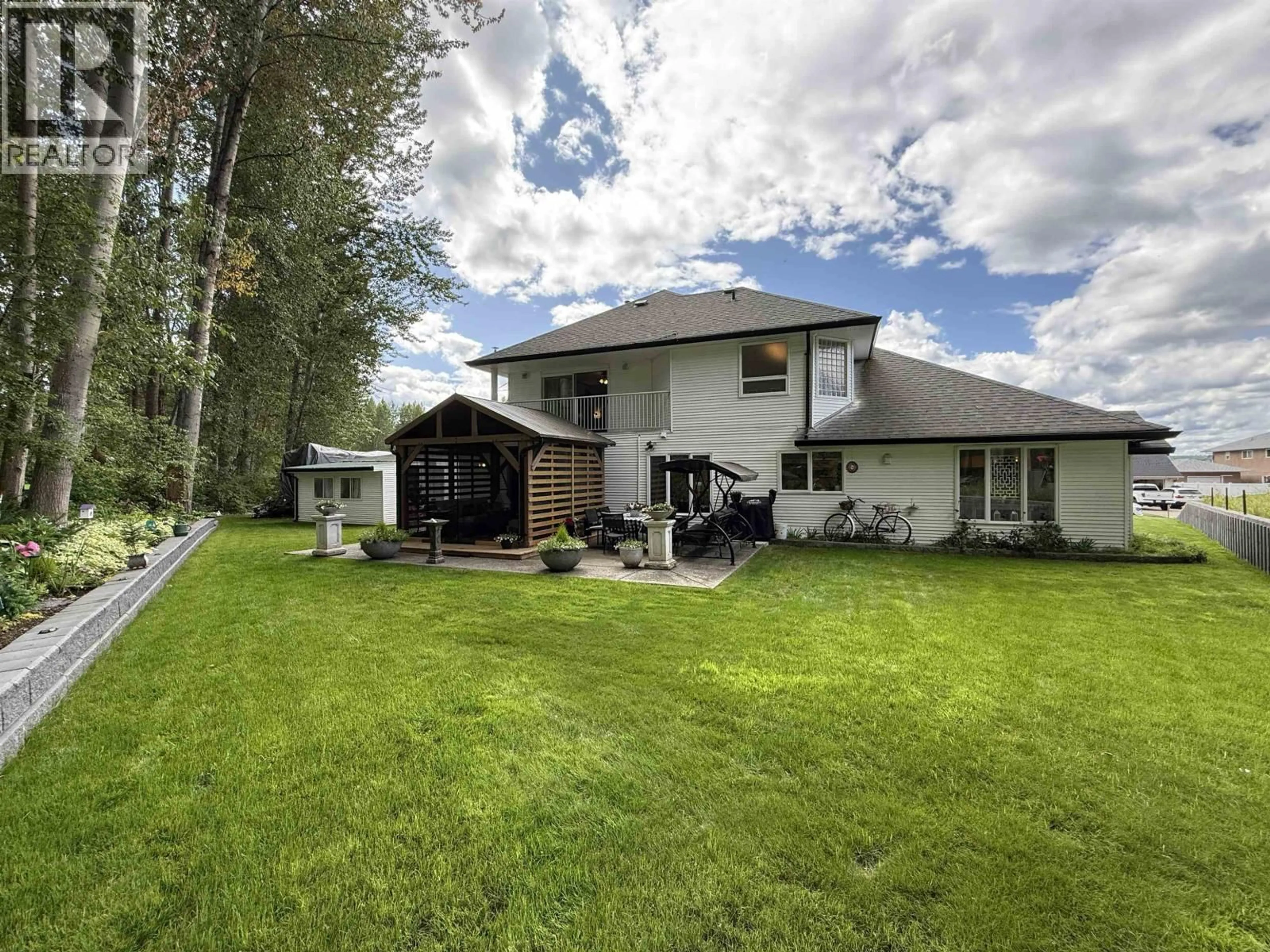 A pic from outside/outdoor area/front of a property/back of a property/a pic from drone, unknown for 108 LAWLOR DRIVE, Quesnel British Columbia V2J5X5