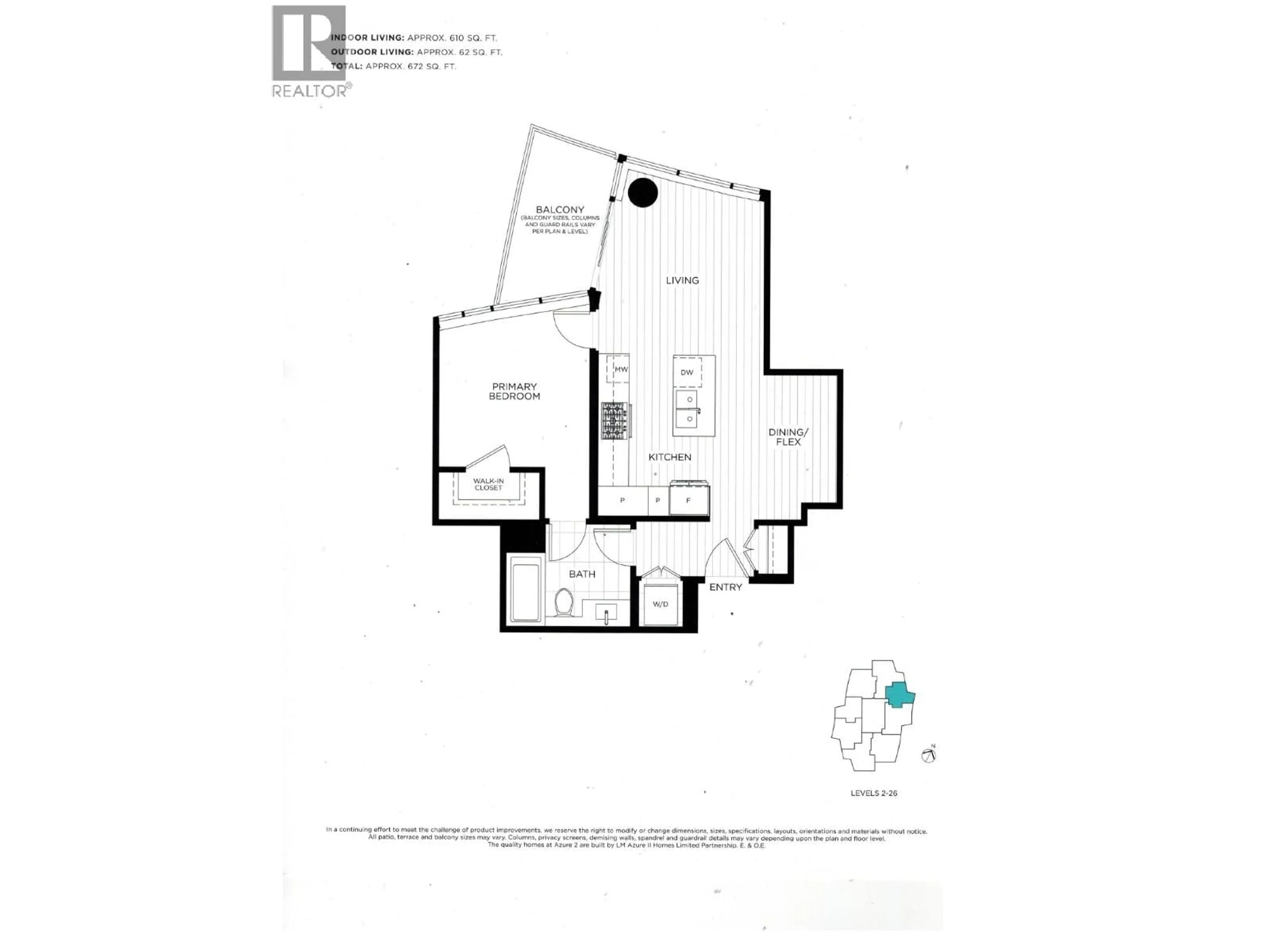 Floor plan for 407 - 7769 PARK CRESCENT, Burnaby British Columbia V3N0J7