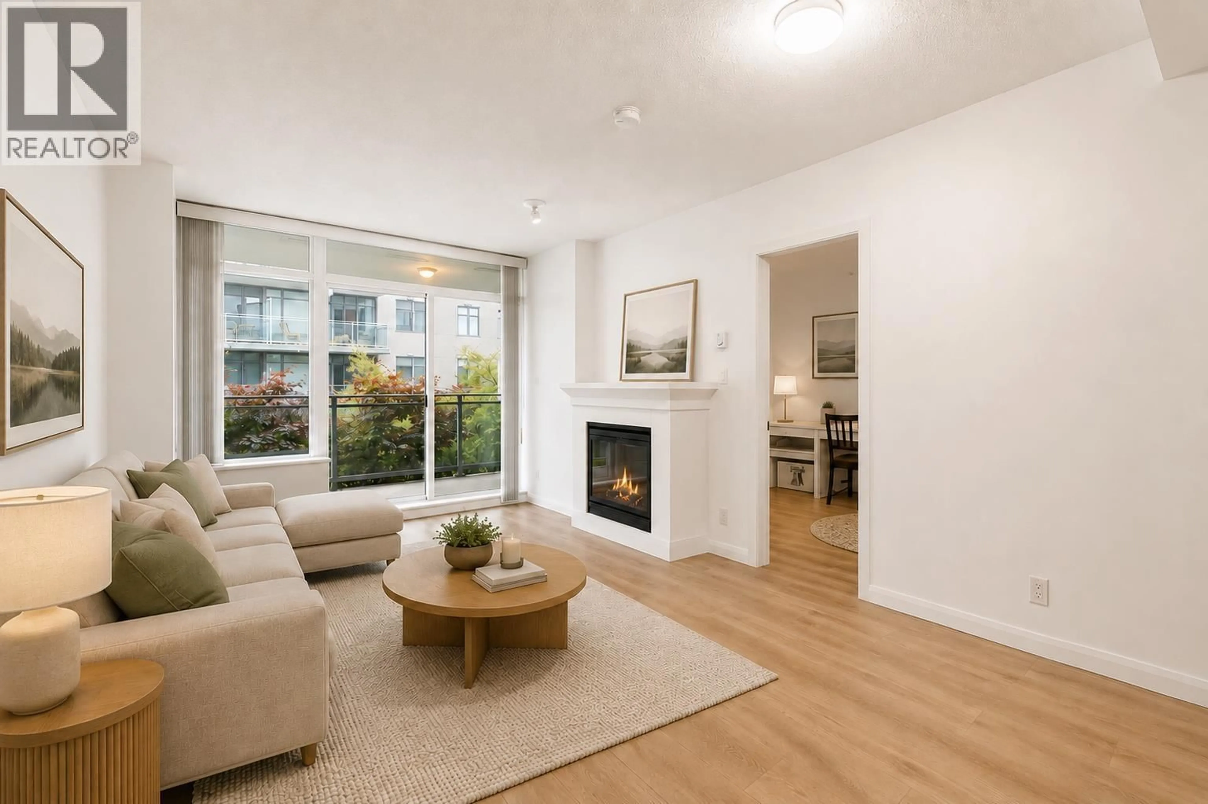 Living room with furniture, wood/laminate floor for 1005 - 898 CARNARVON STREET, New Westminster British Columbia V3M0C3