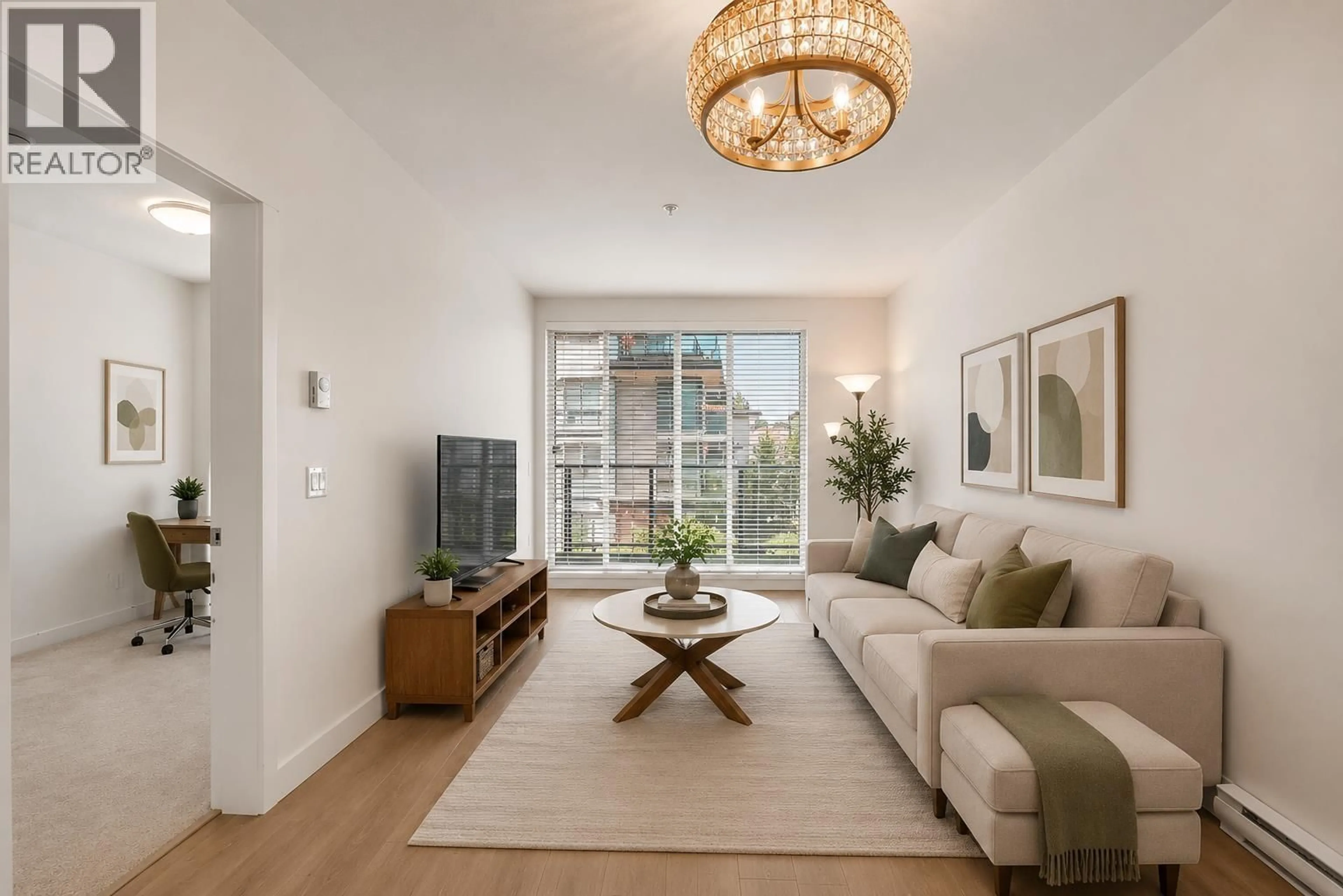 Living room with furniture, unknown for 212 - 707 COMO LAKE AVENUE, Coquitlam British Columbia V3J0J5