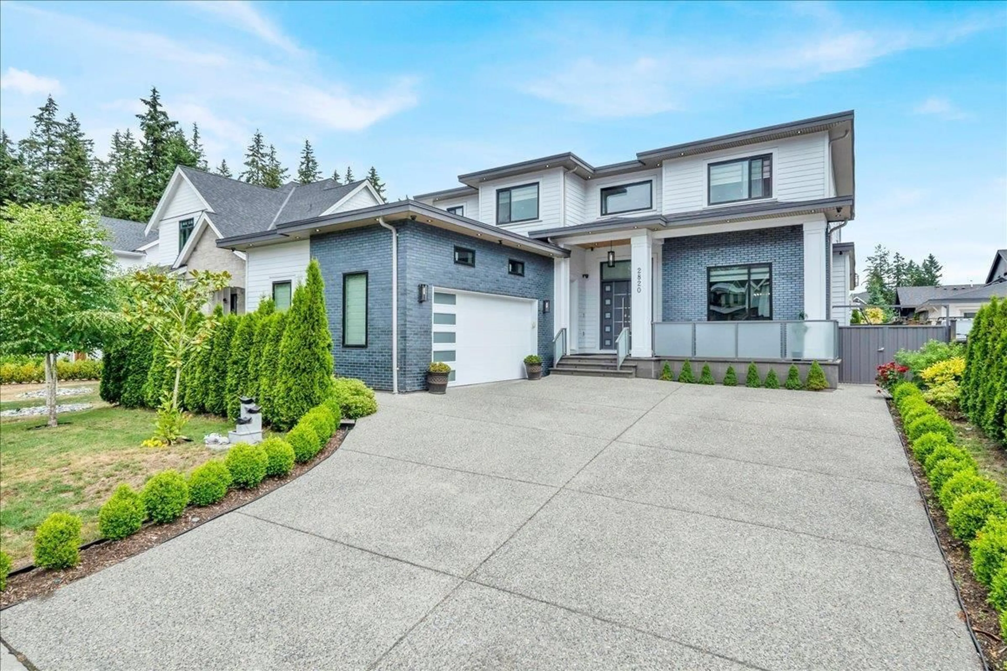 Home with vinyl exterior material, street for 2820 202A STREET, Langley British Columbia V2Z0B3
