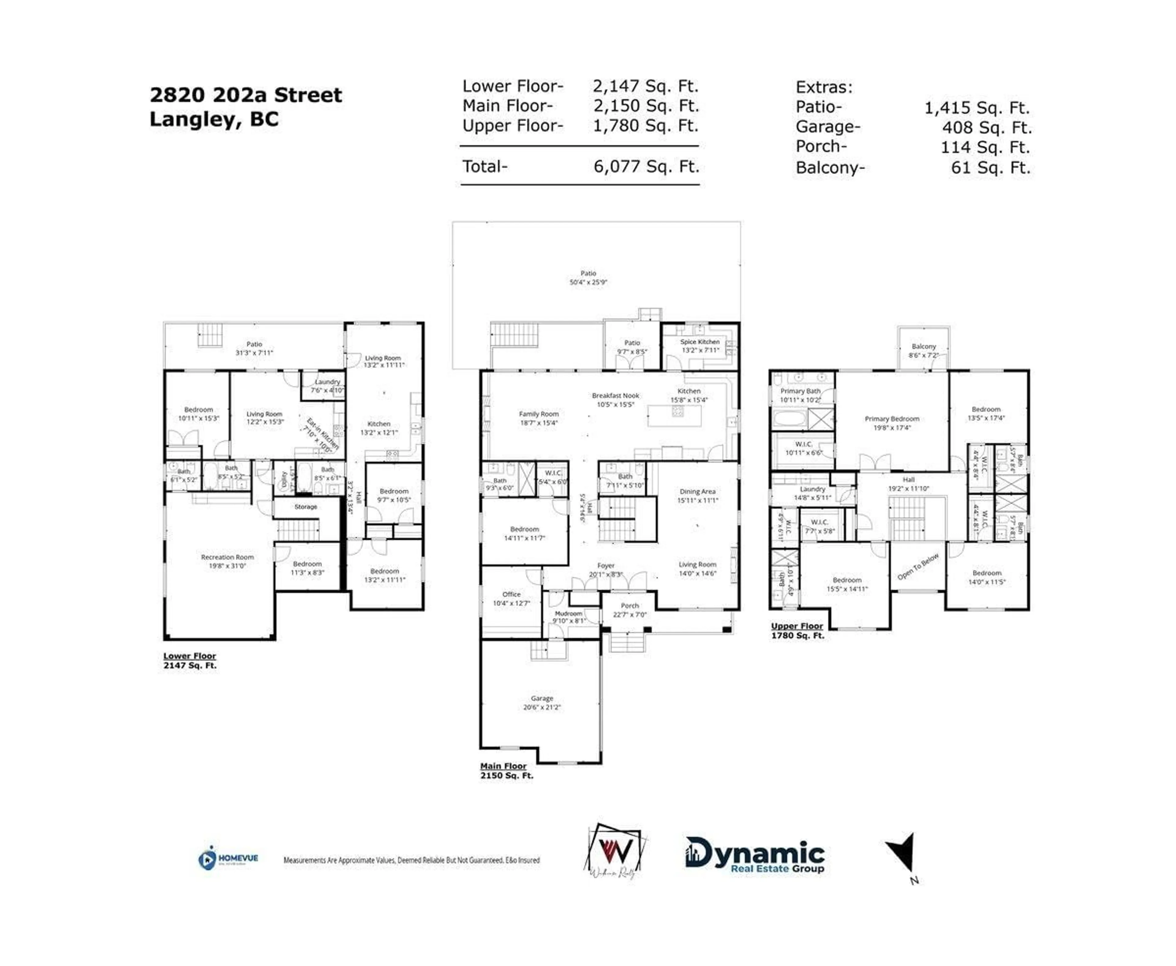 Floor plan for 2820 202A STREET, Langley British Columbia V2Z0B3