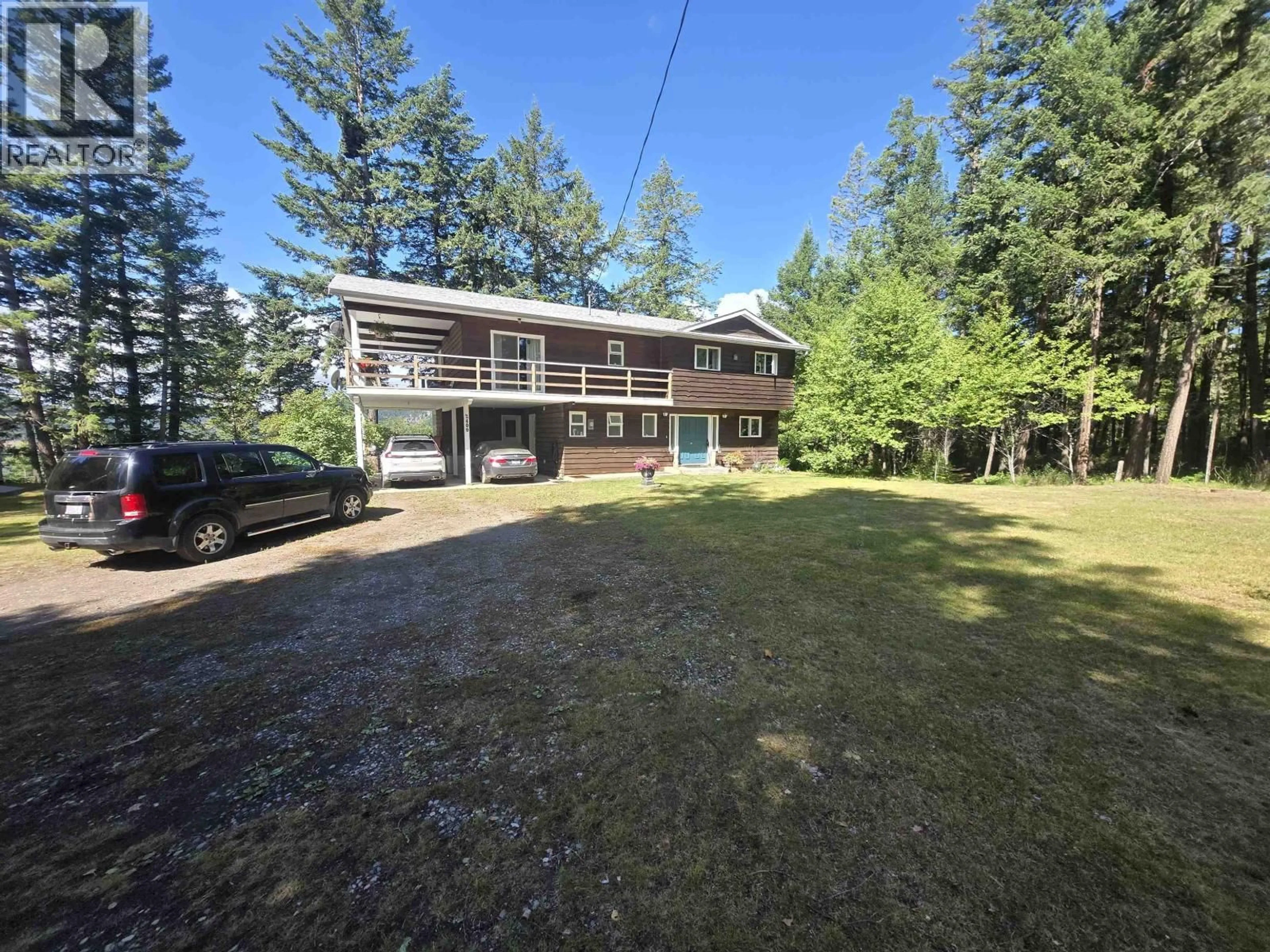 A pic from outside/outdoor area/front of a property/back of a property/a pic from drone, unknown for 2400 ARNOLDUS ROAD, Quesnel British Columbia V2J6L2