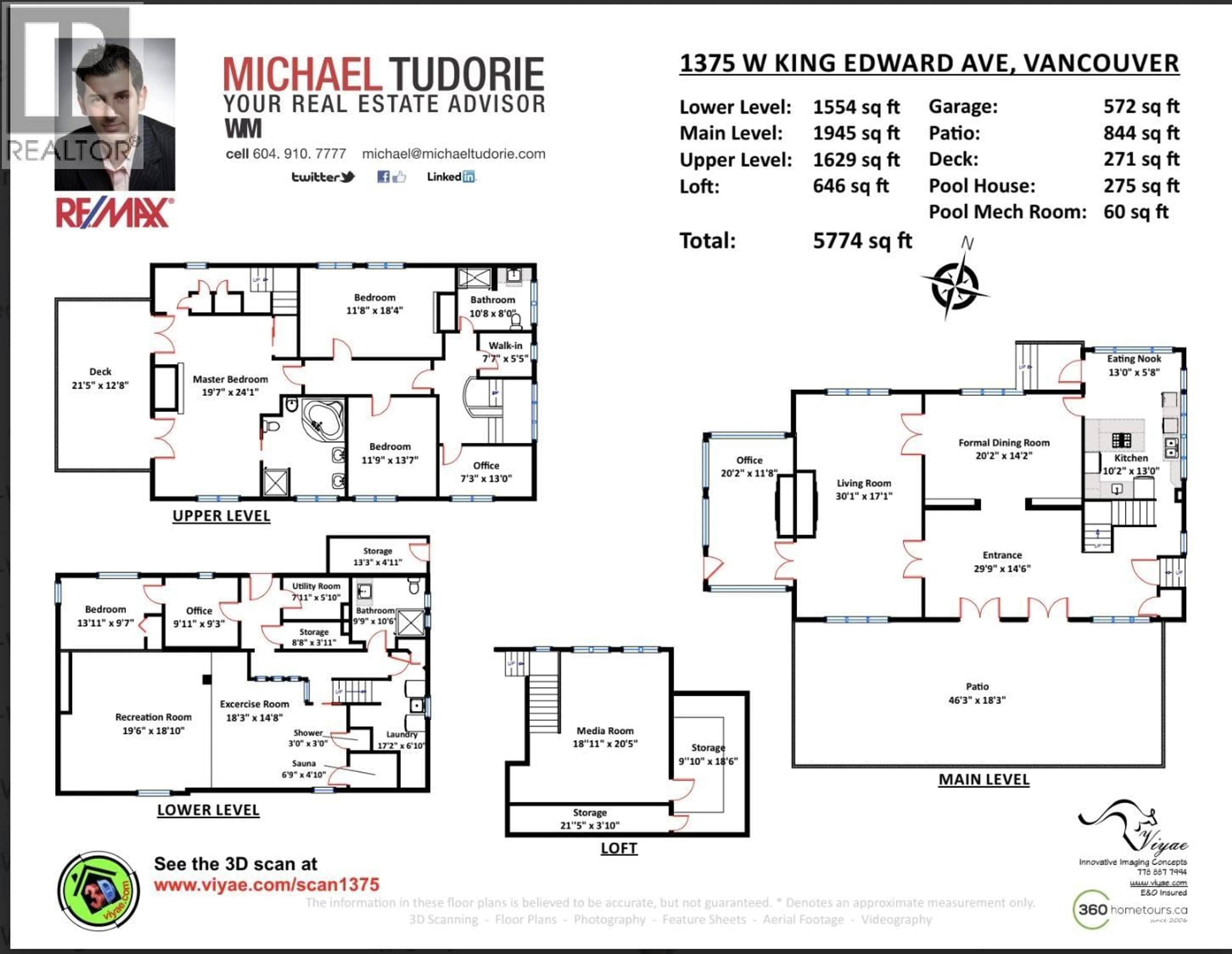 Floor plan for 1375 KING EDWARD AVENUE, Vancouver British Columbia V6H2A1