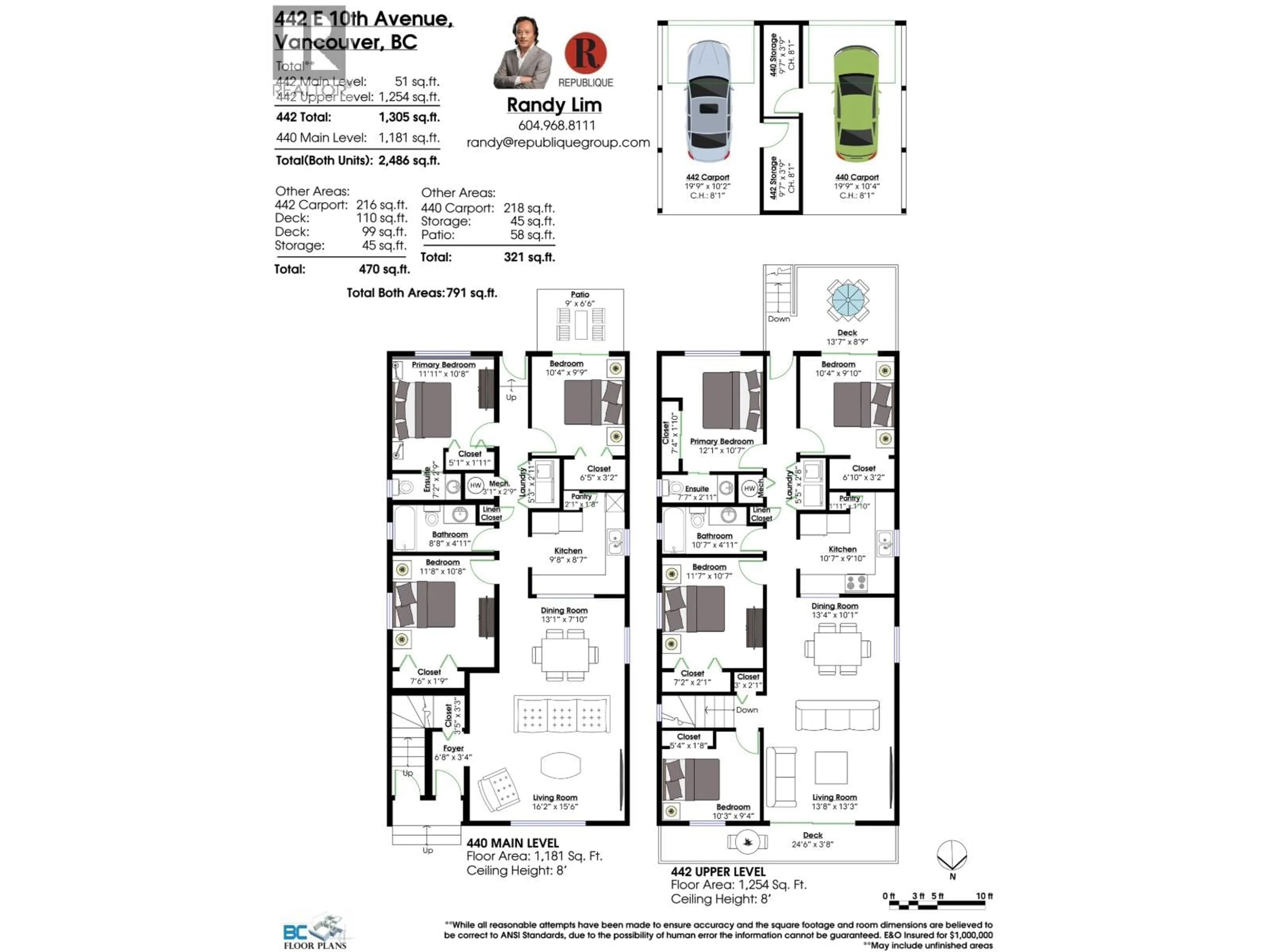 Floor plan for 442 10TH AVENUE, Vancouver British Columbia V5T2A1