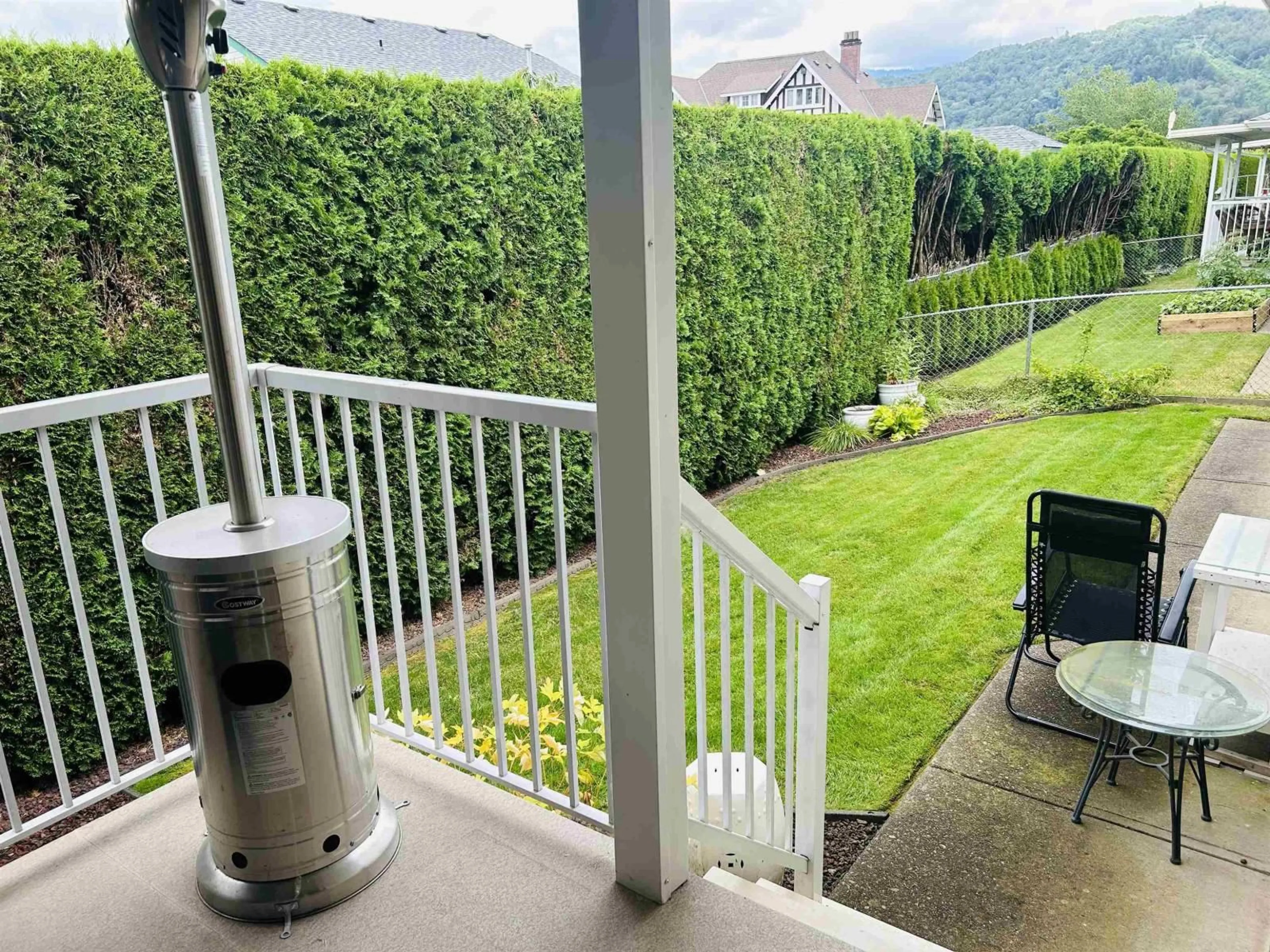 Balcony in the apartment, unknown for 18 - 7292 ELM ROAD, Agassiz British Columbia V0M1A0