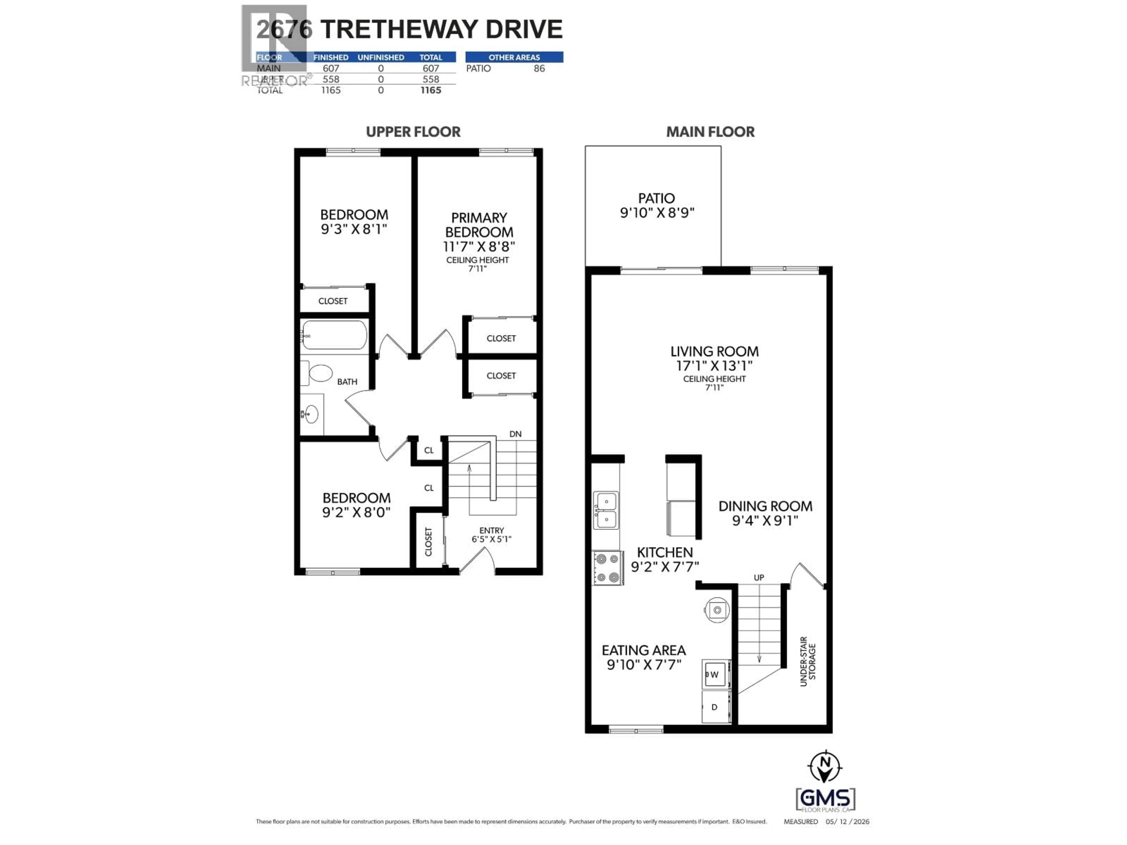 Floor plan for 2676 TRETHEWAY DRIVE, Burnaby British Columbia V5B4R8