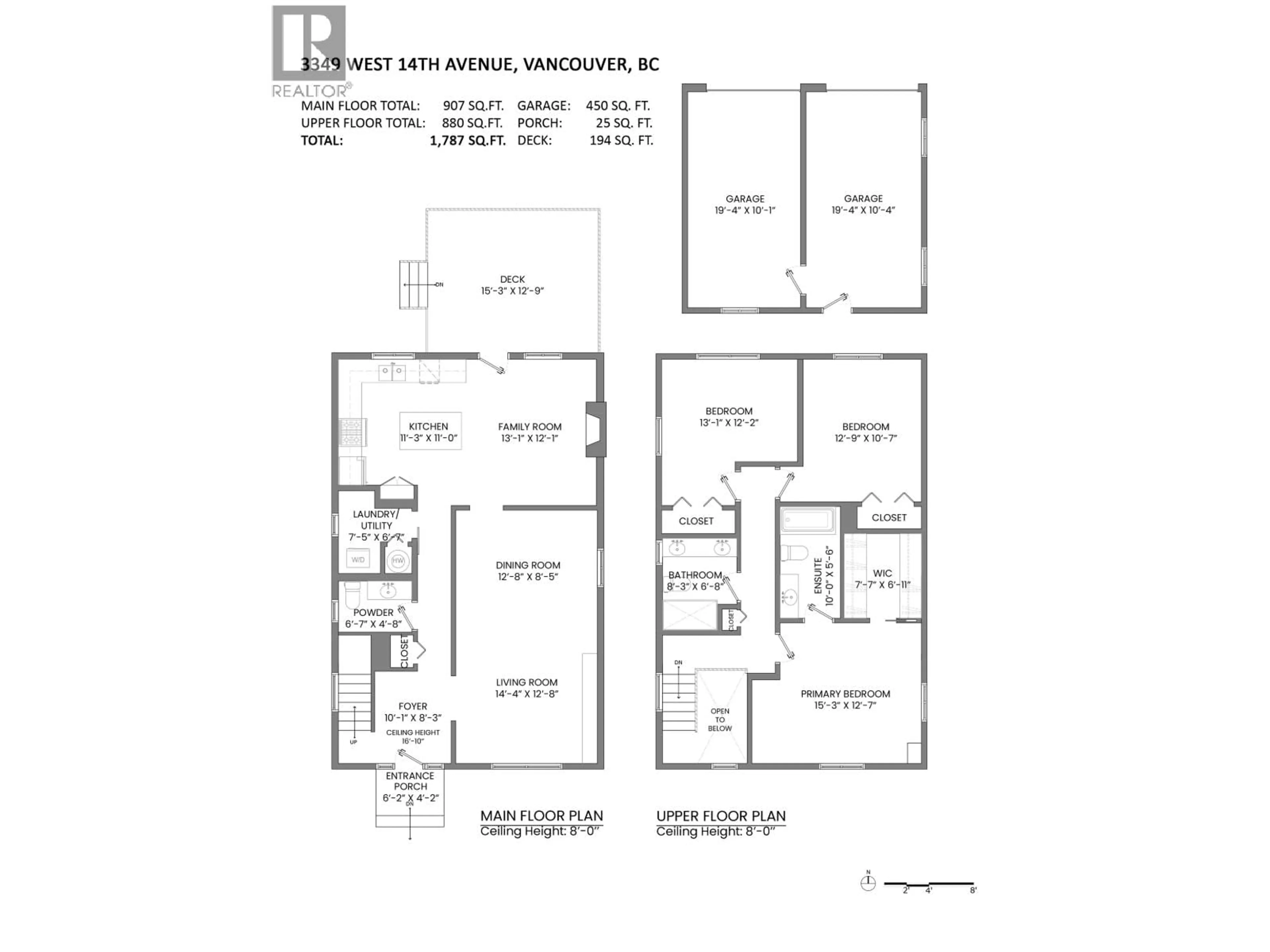 Floor plan for 3349 W 14TH AVENUE, Vancouver British Columbia V6R2V9