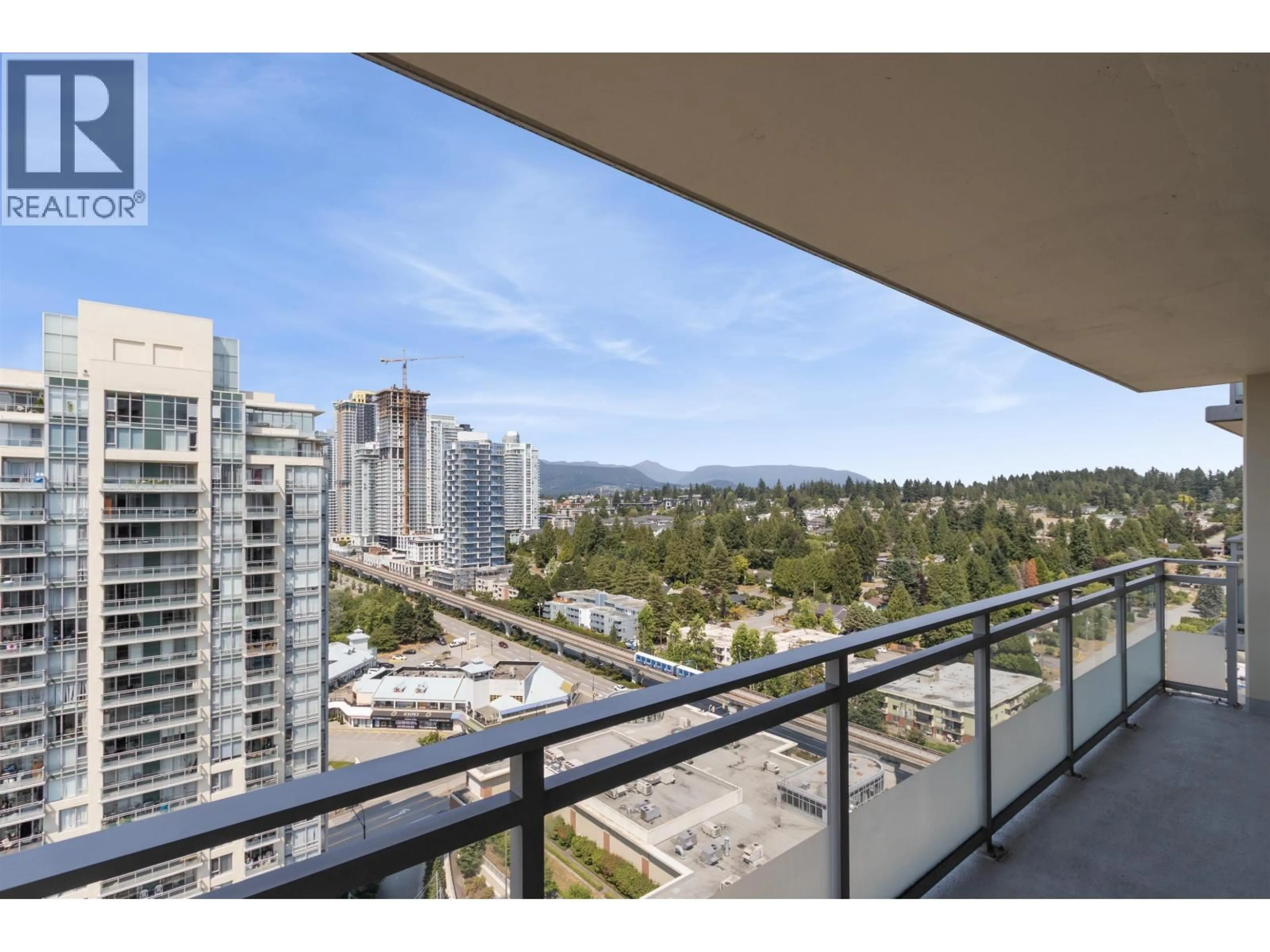 Balcony in the apartment, city buildings view from balcony for 2701 - 9888 CAMERON STREET, Burnaby British Columbia V3J0A4