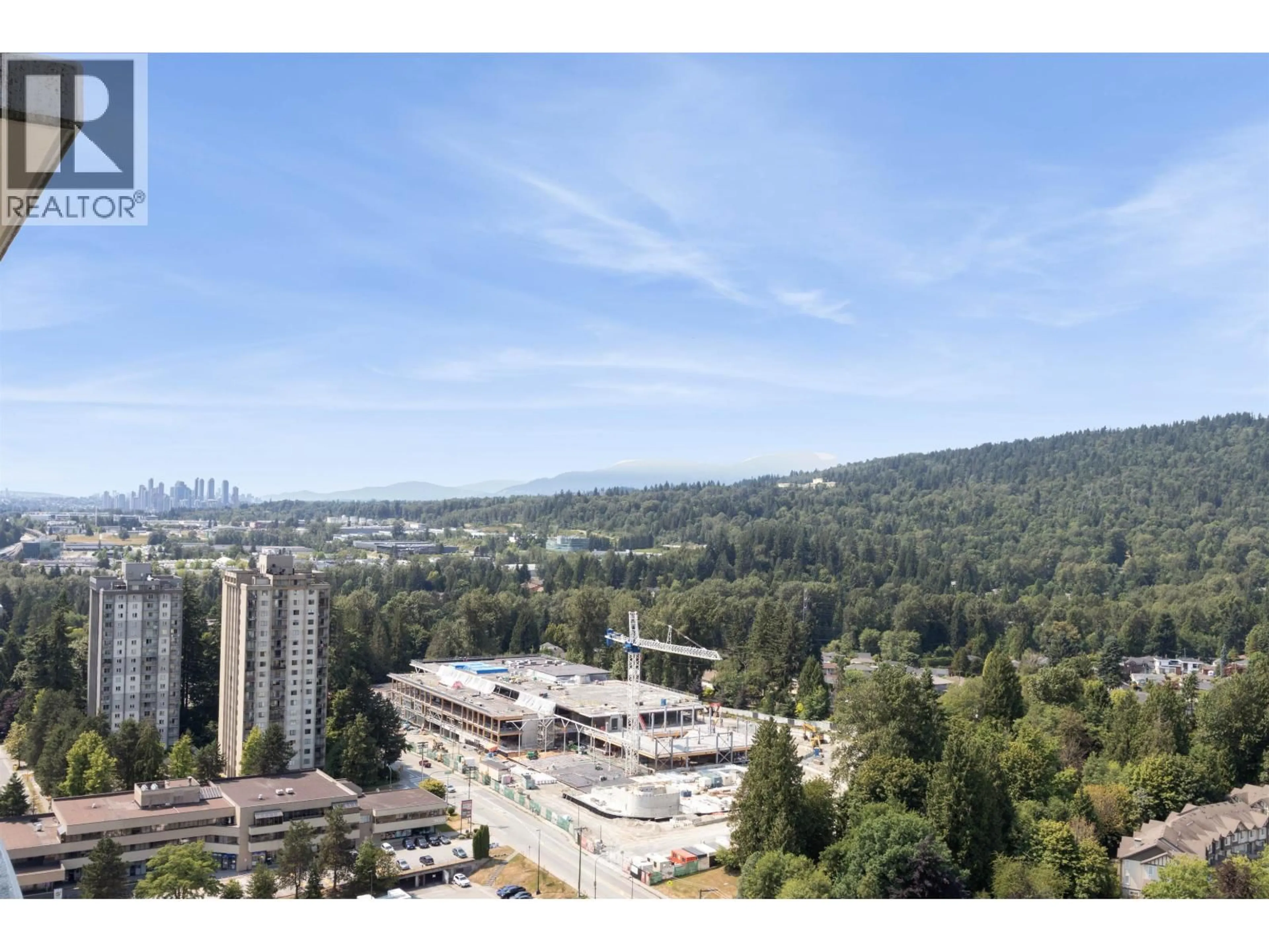 A pic from outside/outdoor area/front of a property/back of a property/a pic from drone, city buildings view from balcony for 2701 - 9888 CAMERON STREET, Burnaby British Columbia V3J0A4