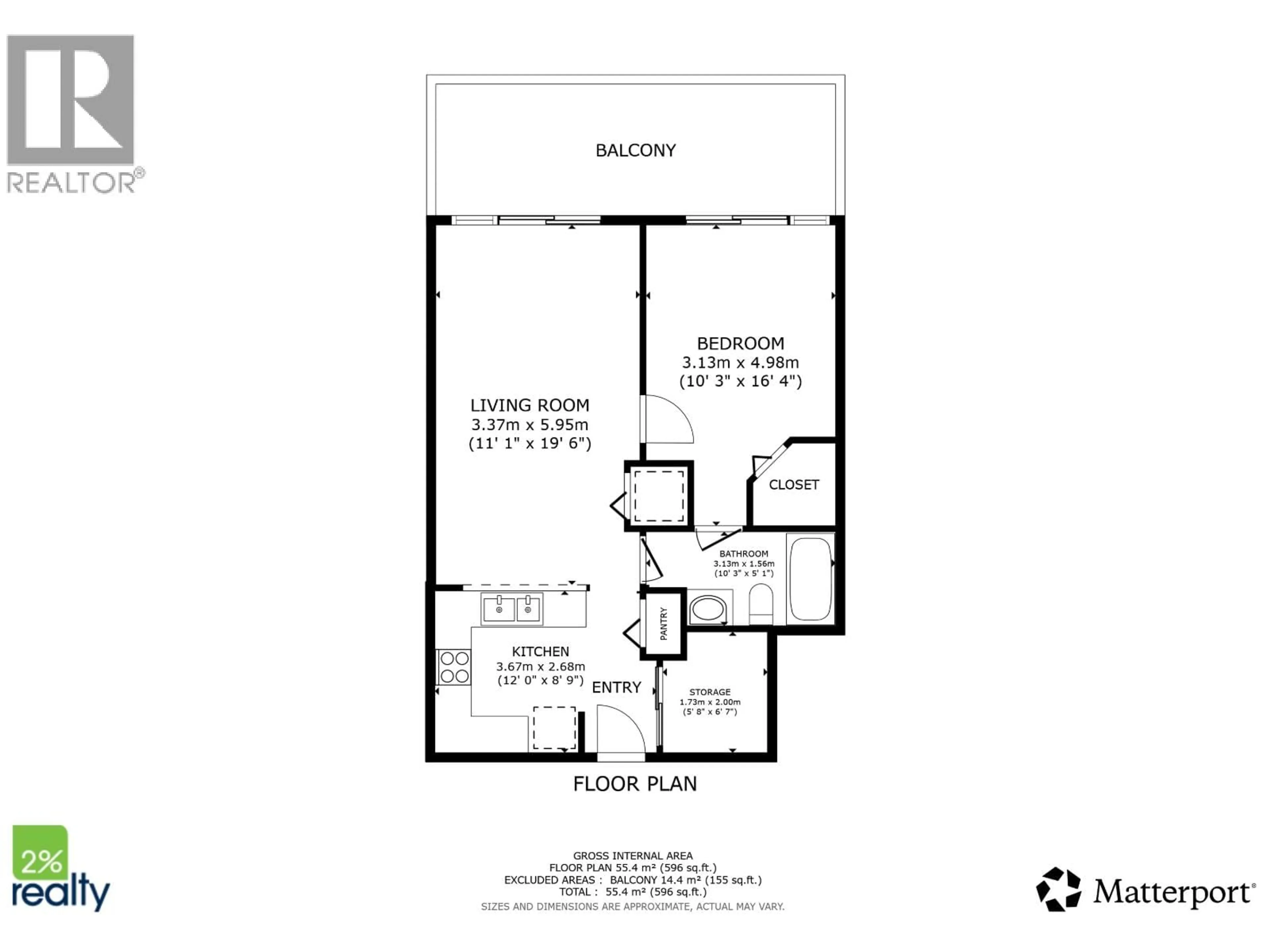 Floor plan for 2701 - 9888 CAMERON STREET, Burnaby British Columbia V3J0A4