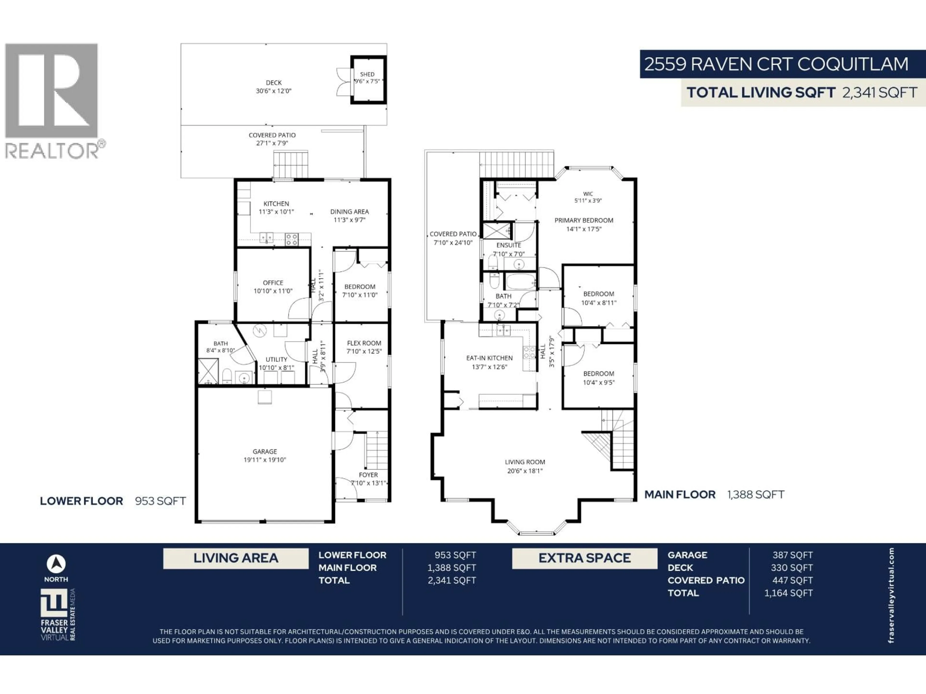 Floor plan for 2559 RAVEN COURT, Coquitlam British Columbia V3E2J2