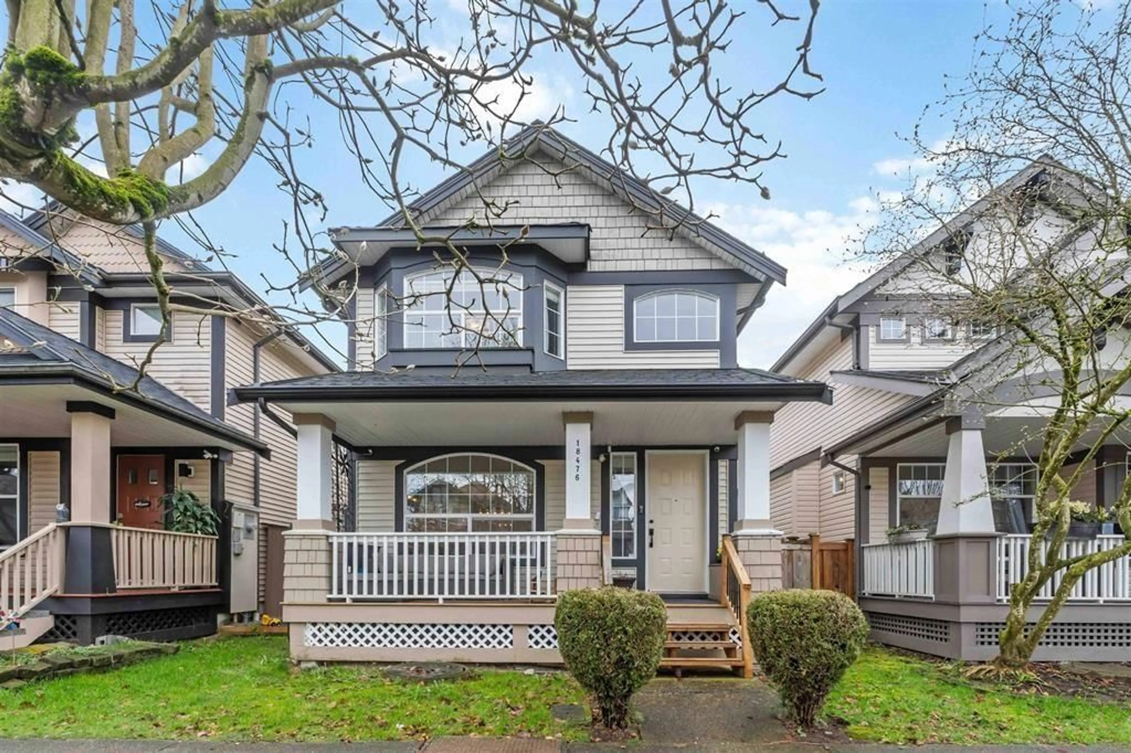 Home with vinyl exterior material, street for 18476 66A AVENUE, Surrey British Columbia V3S9B1