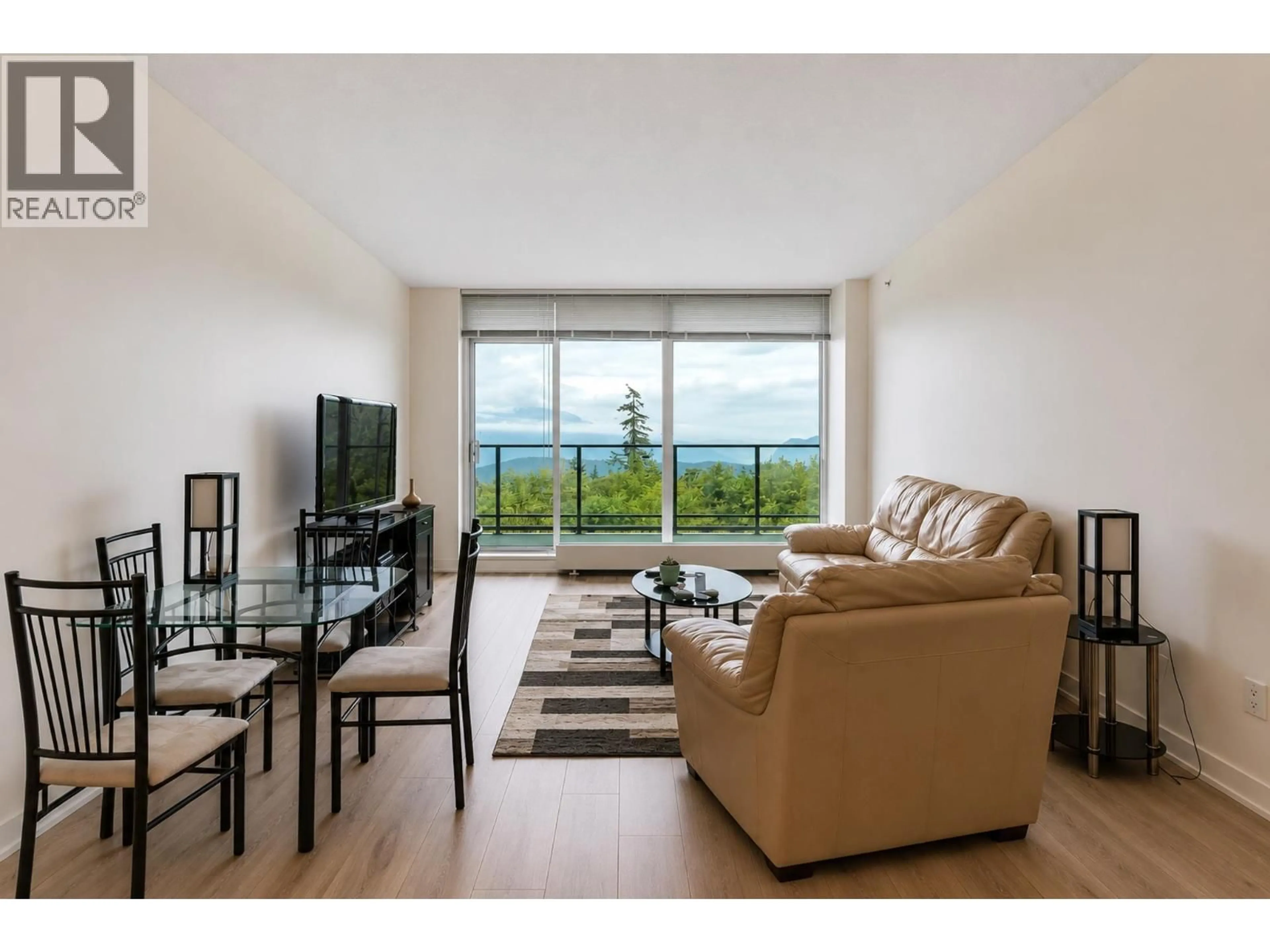 Living room with furniture, unknown for 308 - 8940 UNIVERSITY CRESCENT, Burnaby British Columbia V5A0E7