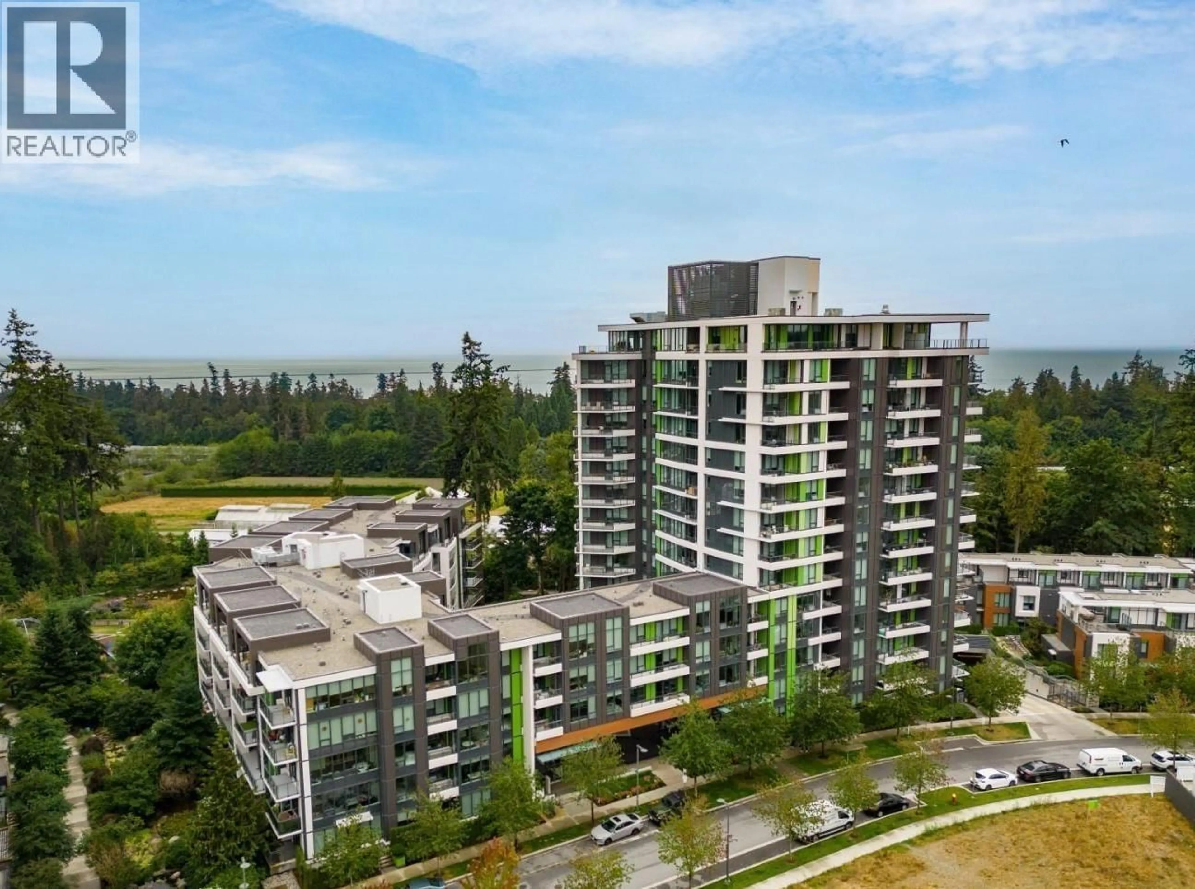 A pic from outside/outdoor area/front of a property/back of a property/a pic from drone, city buildings view from balcony for 423 - 3563 ROSS DRIVE, Vancouver British Columbia V6S0L3