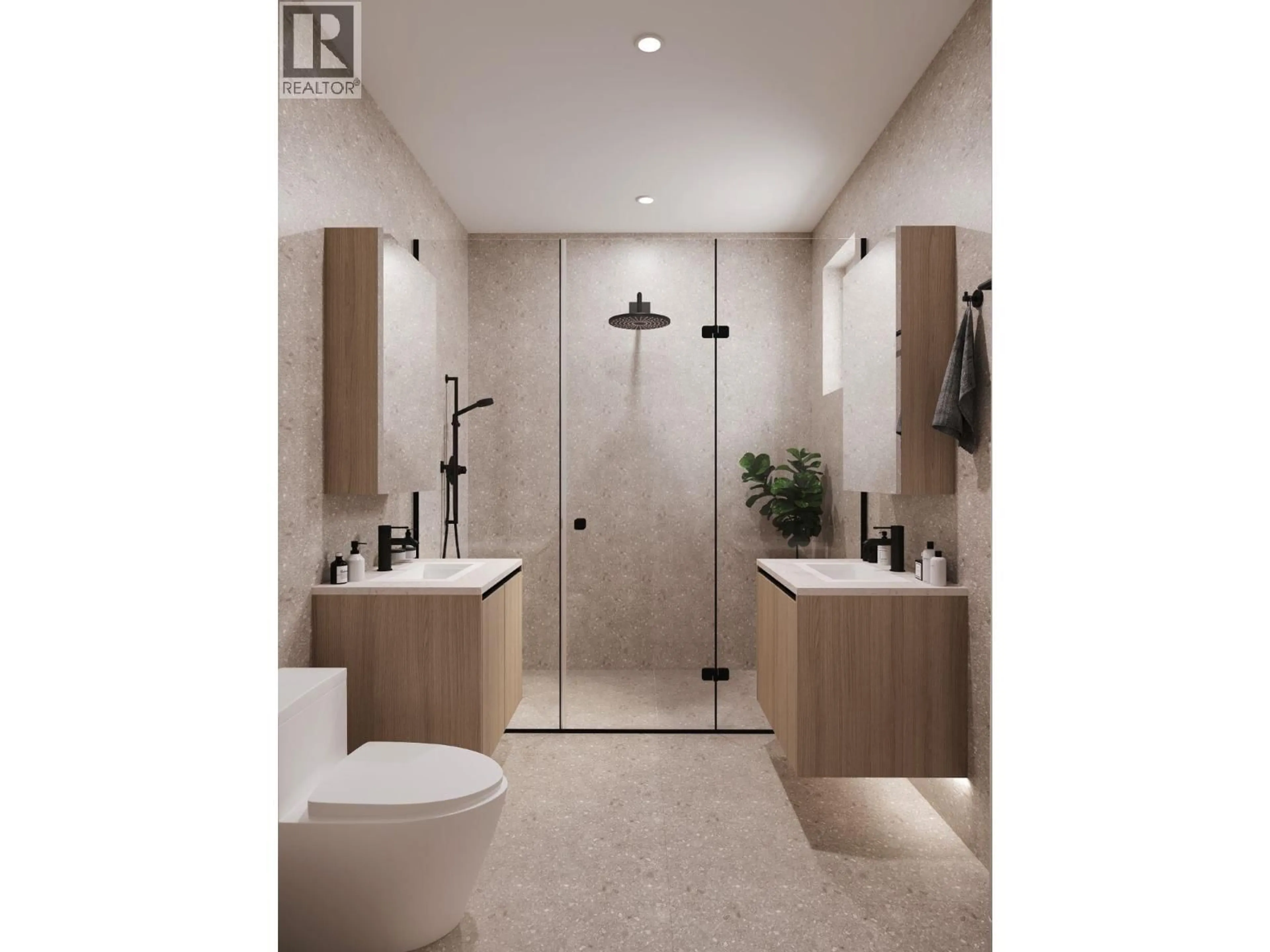 Contemporary bathroom, ceramic/tile floor for 3 - 3584 EAST BOULEVARD, Vancouver British Columbia V6J4A9