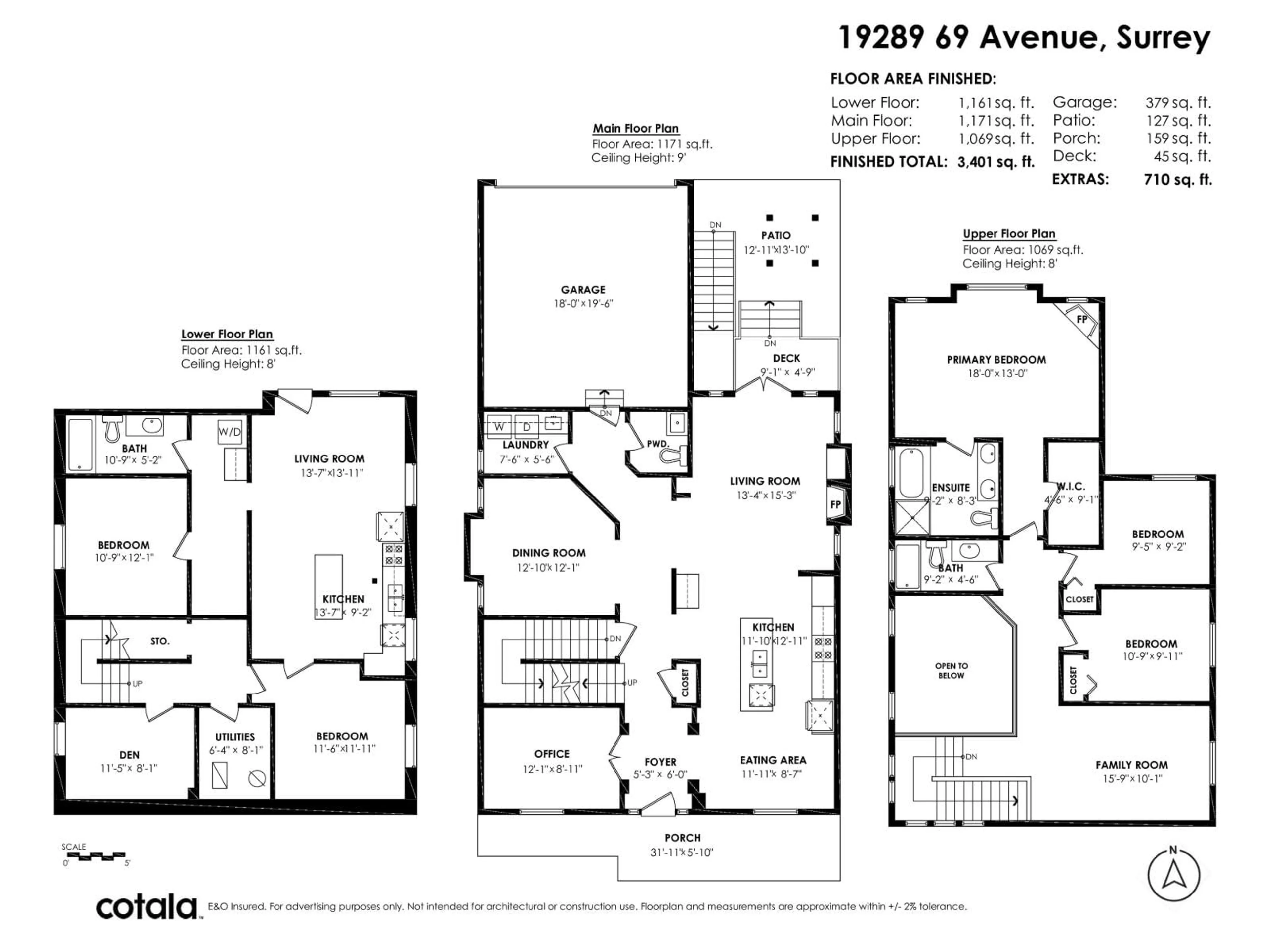 Floor plan for 19289 69 AVENUE, Surrey British Columbia V4N0B7