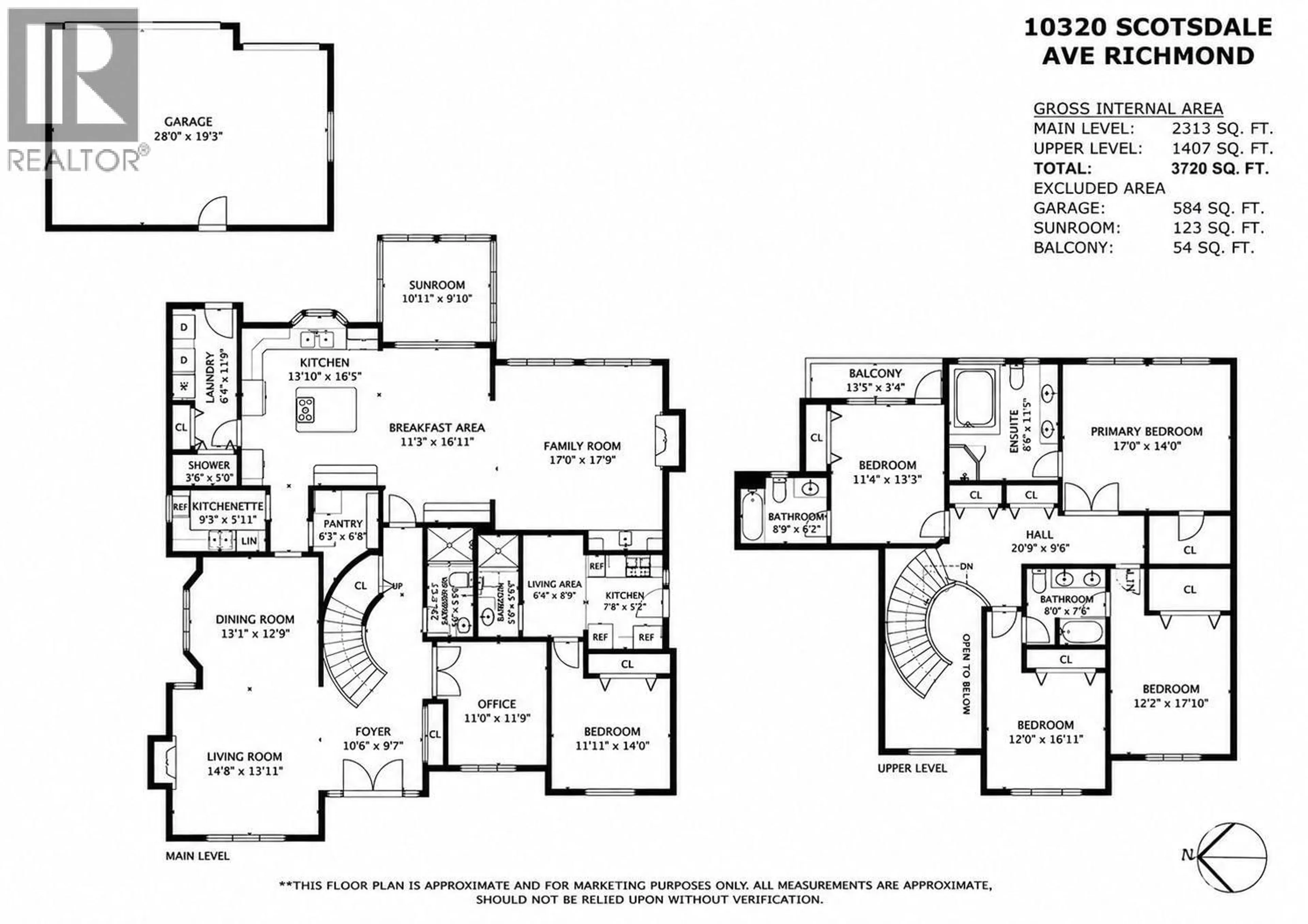 Floor plan for 10320 SCOTSDALE AVENUE, Richmond British Columbia V7E3V1
