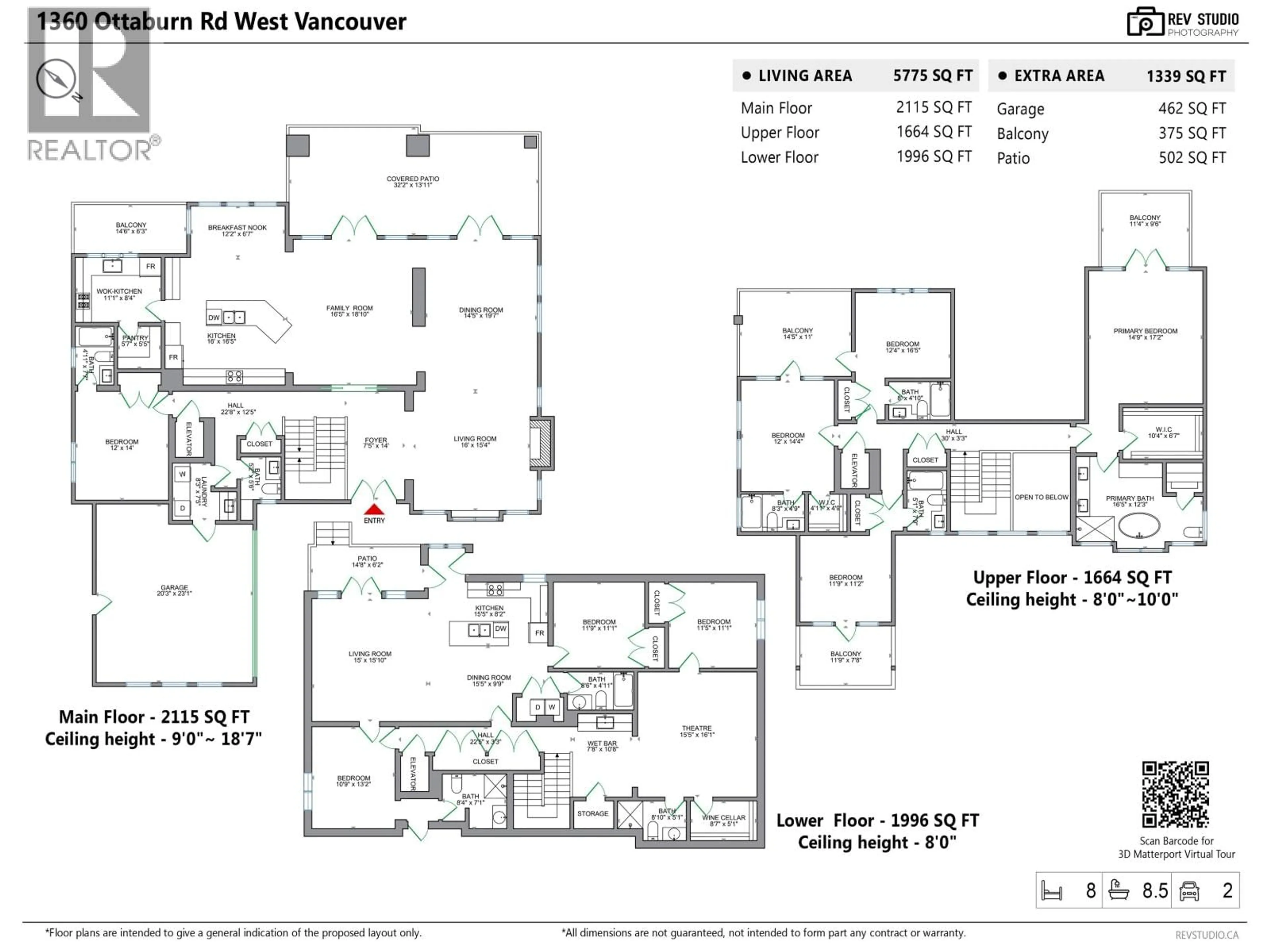 Floor plan for 1360 OTTABURN ROAD, West Vancouver British Columbia V7S2K1