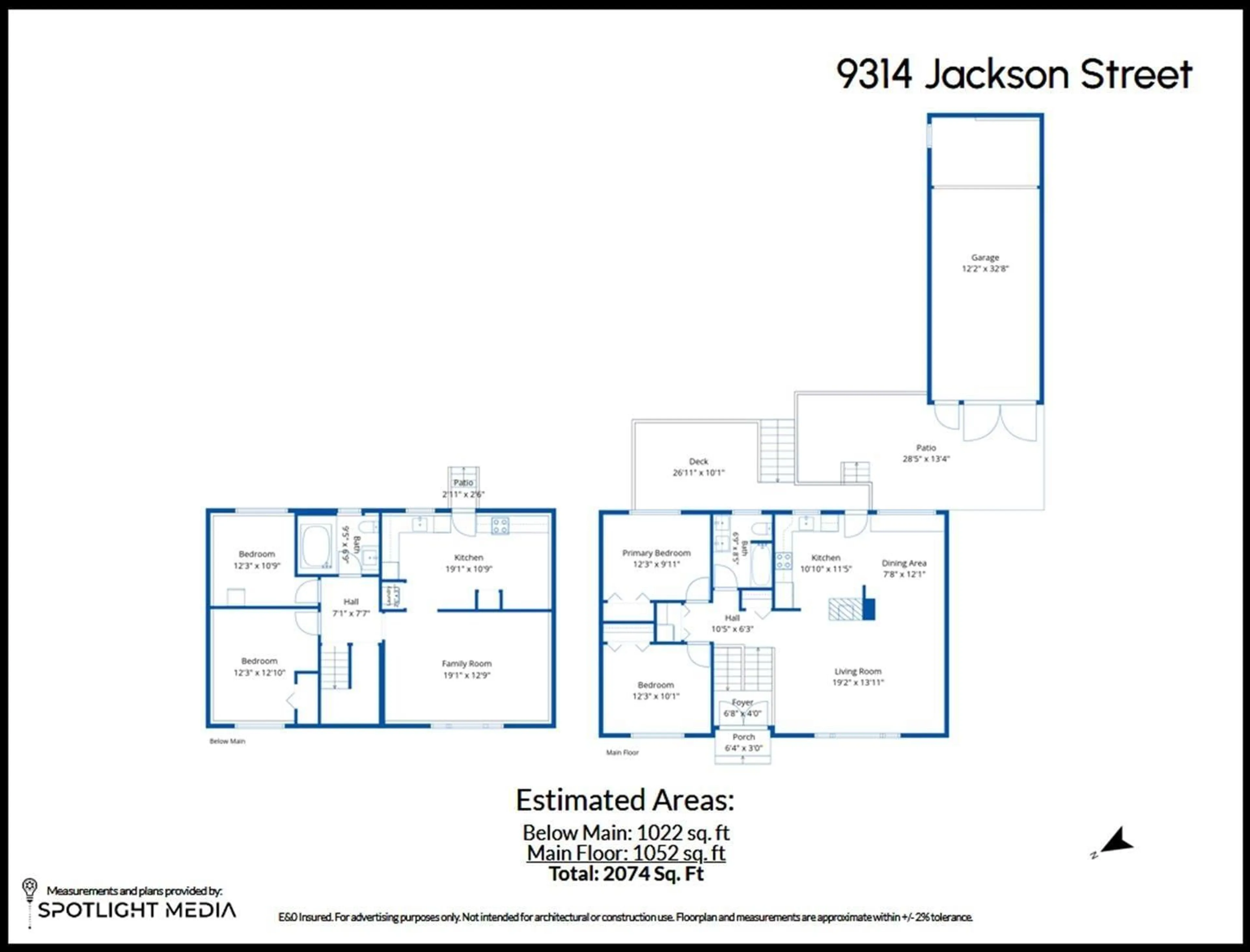 Floor plan for 9314 JACKSON STREET, Chilliwack British Columbia V2P3X1