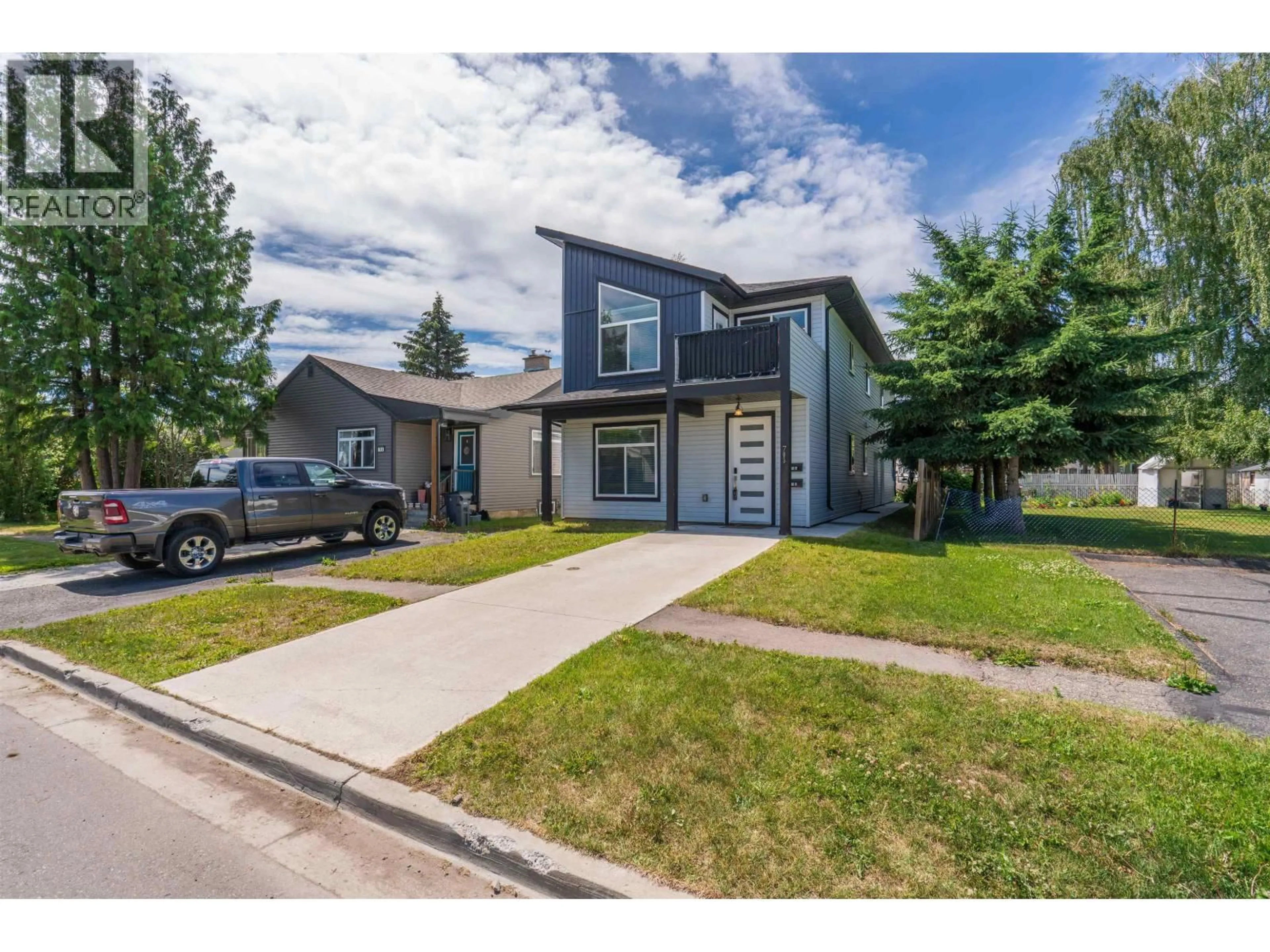 Home with vinyl exterior material, street for 705 BURDEN STREET, Prince George British Columbia V2M2H6